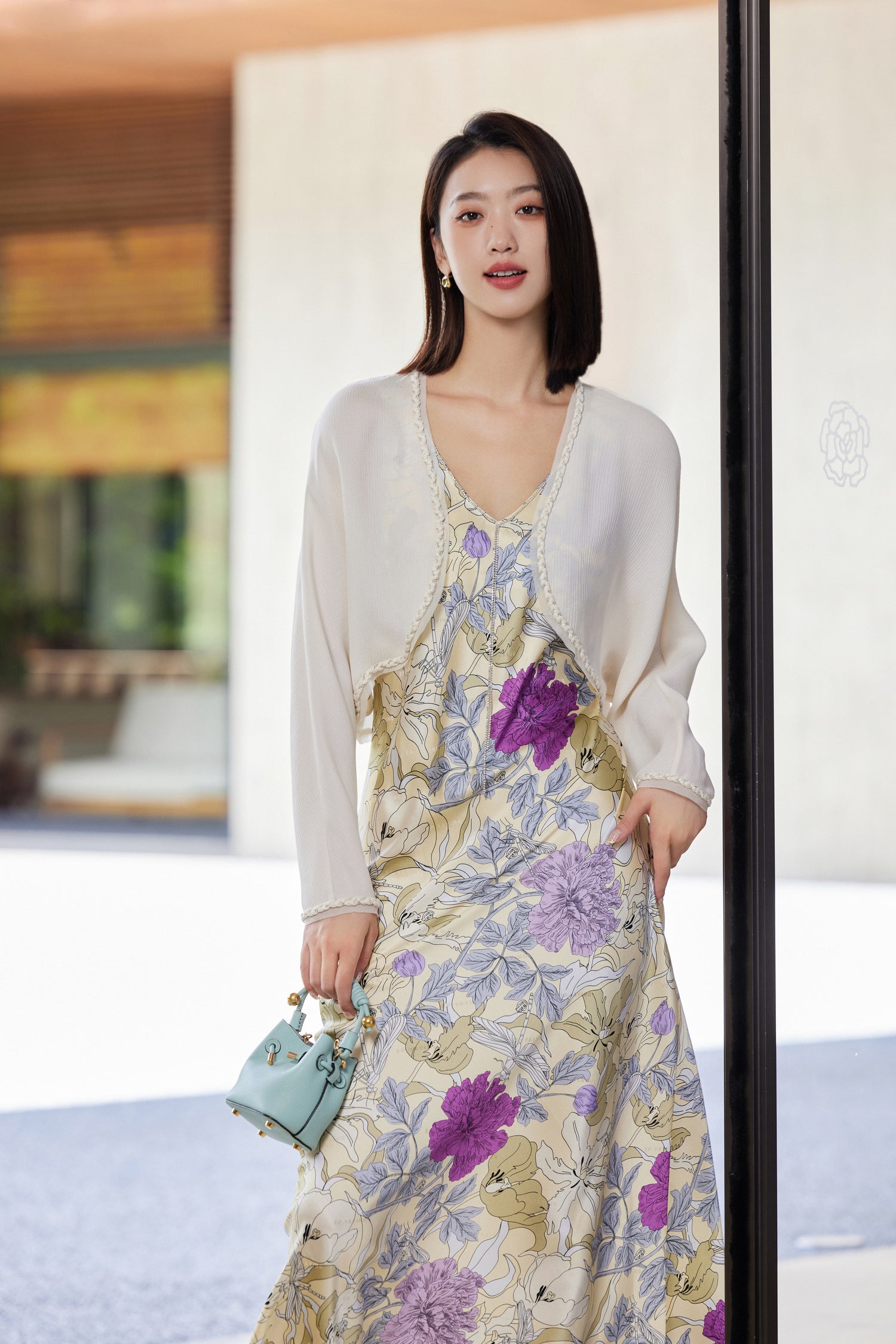 EP YAYING Silk Outer Top