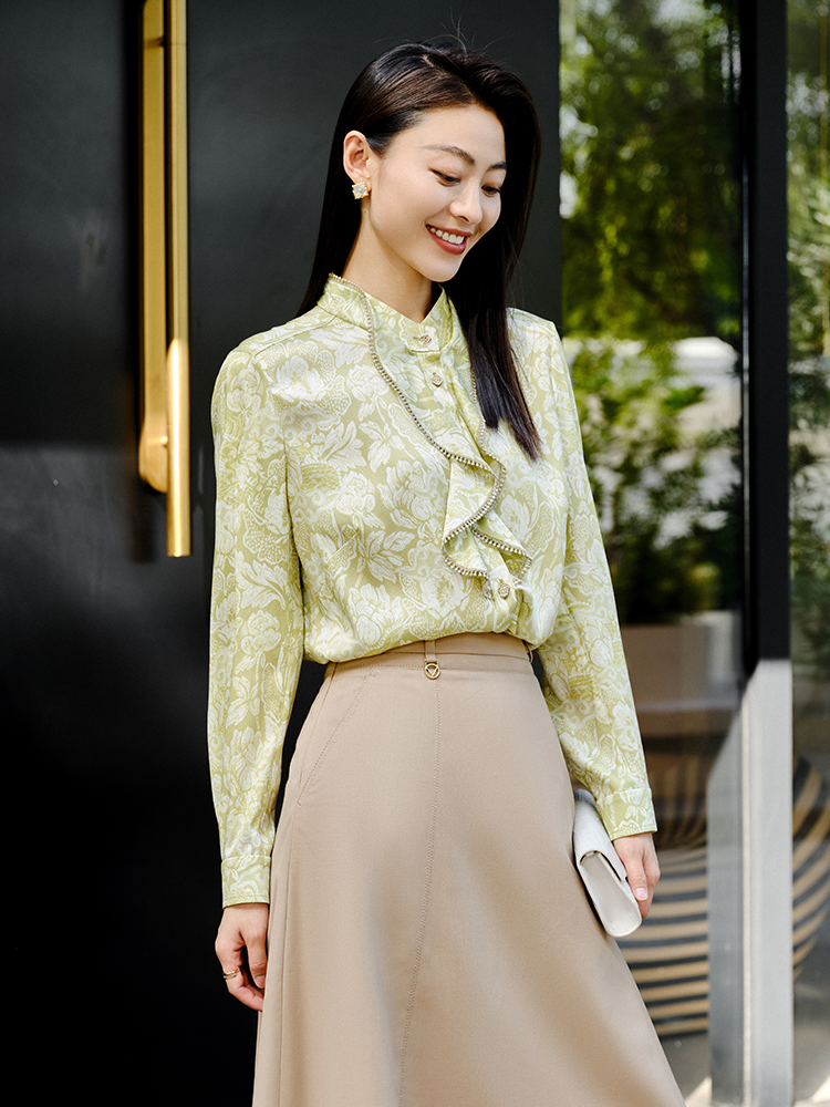 YAYING Silk Blouses EPIAS2208BG