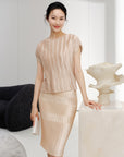 YAYING lotus leaf sleeve blouse