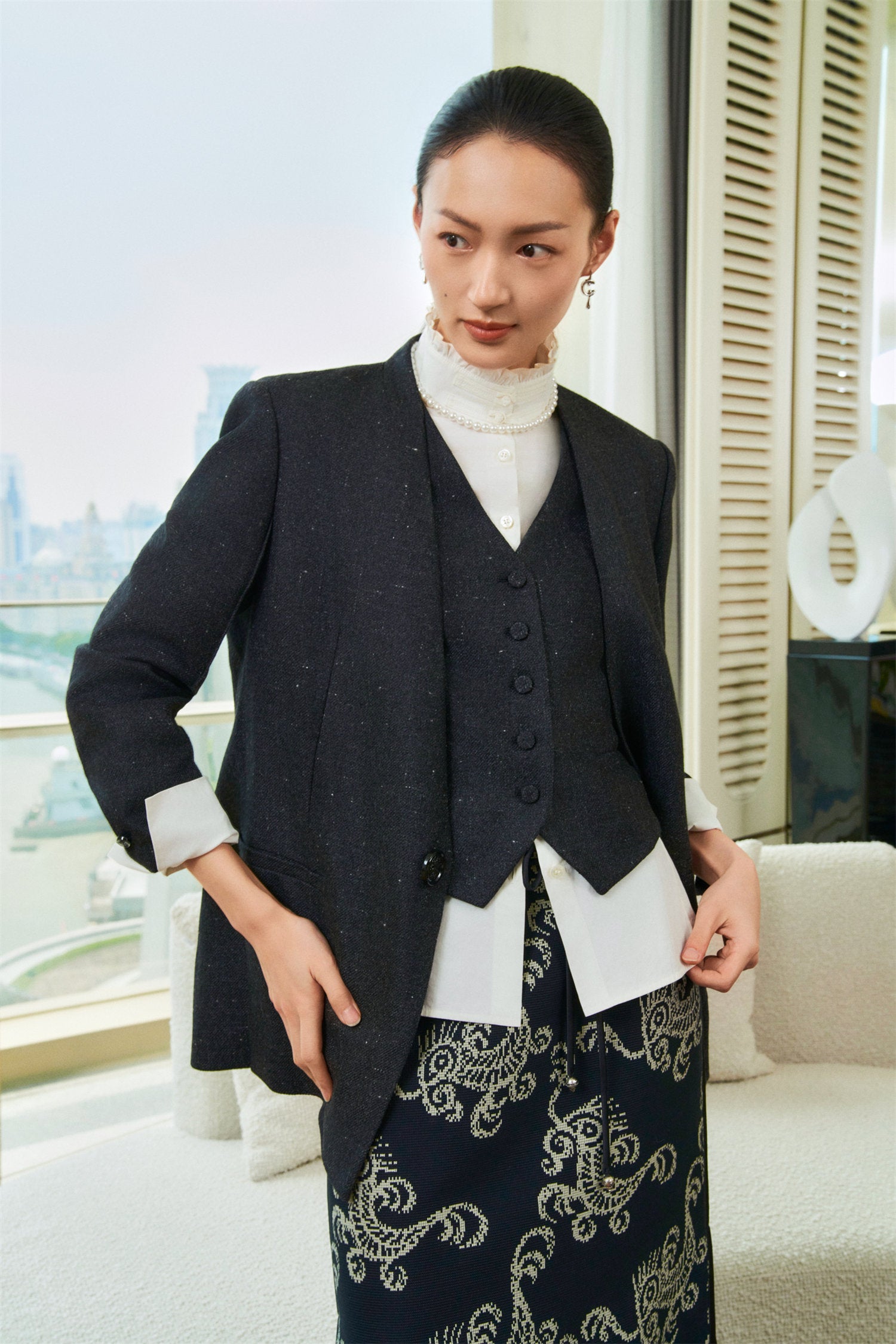 EP YAYING Loro Piana Blazer