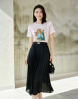 YAYING Silk Floral T-shirt