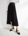 EP YAYING mid length pleated skirt
