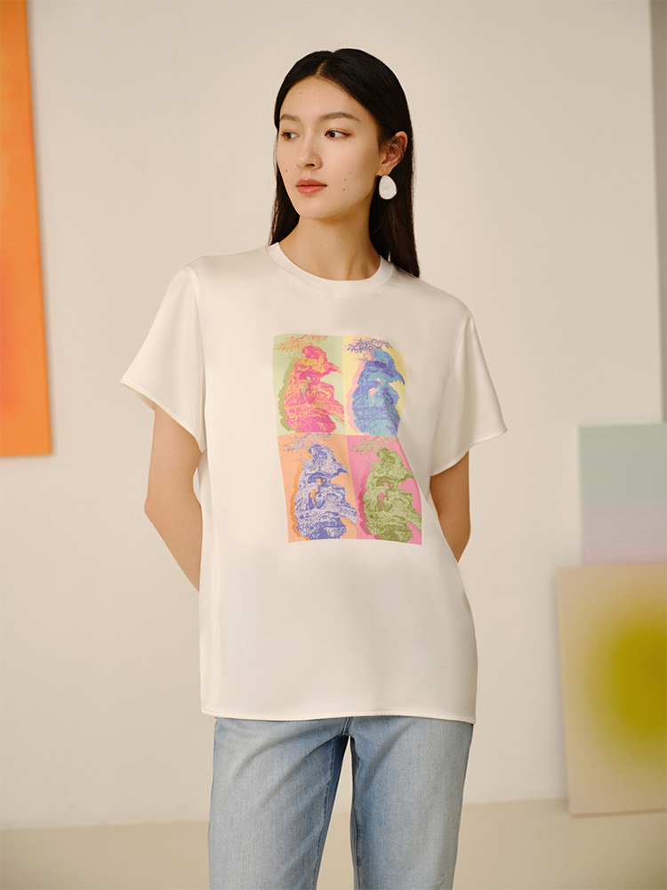 YAYING Crepe T-shirt