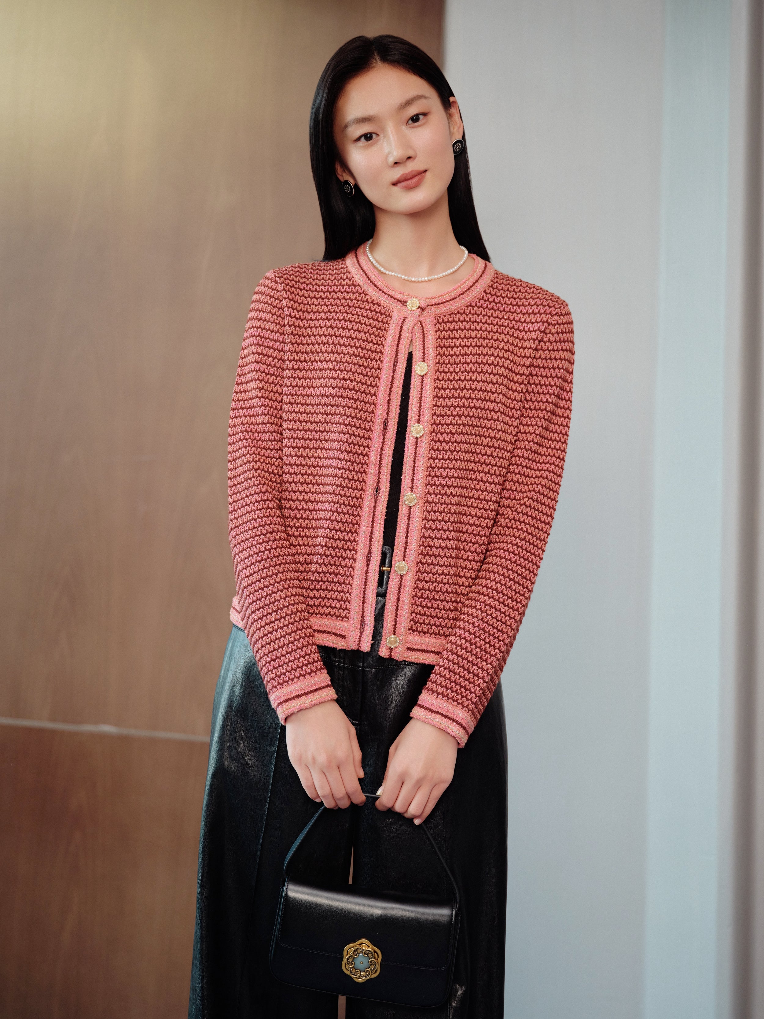 YAYING Parisian-style Knit Cardigan