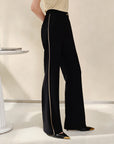 YAYING Triacetate Black Pants EPIAT6403BH