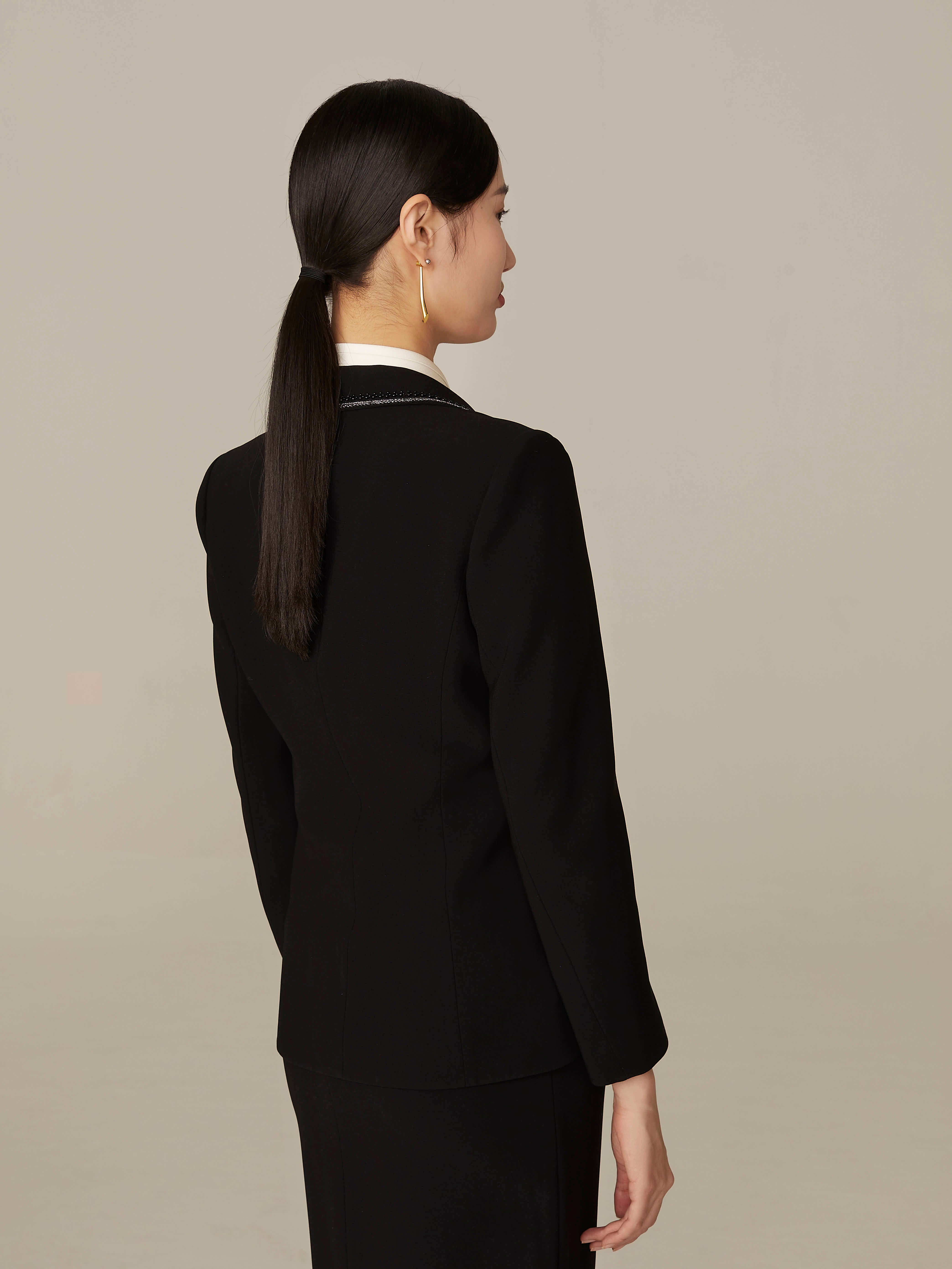 EP YAYING Black Blazer