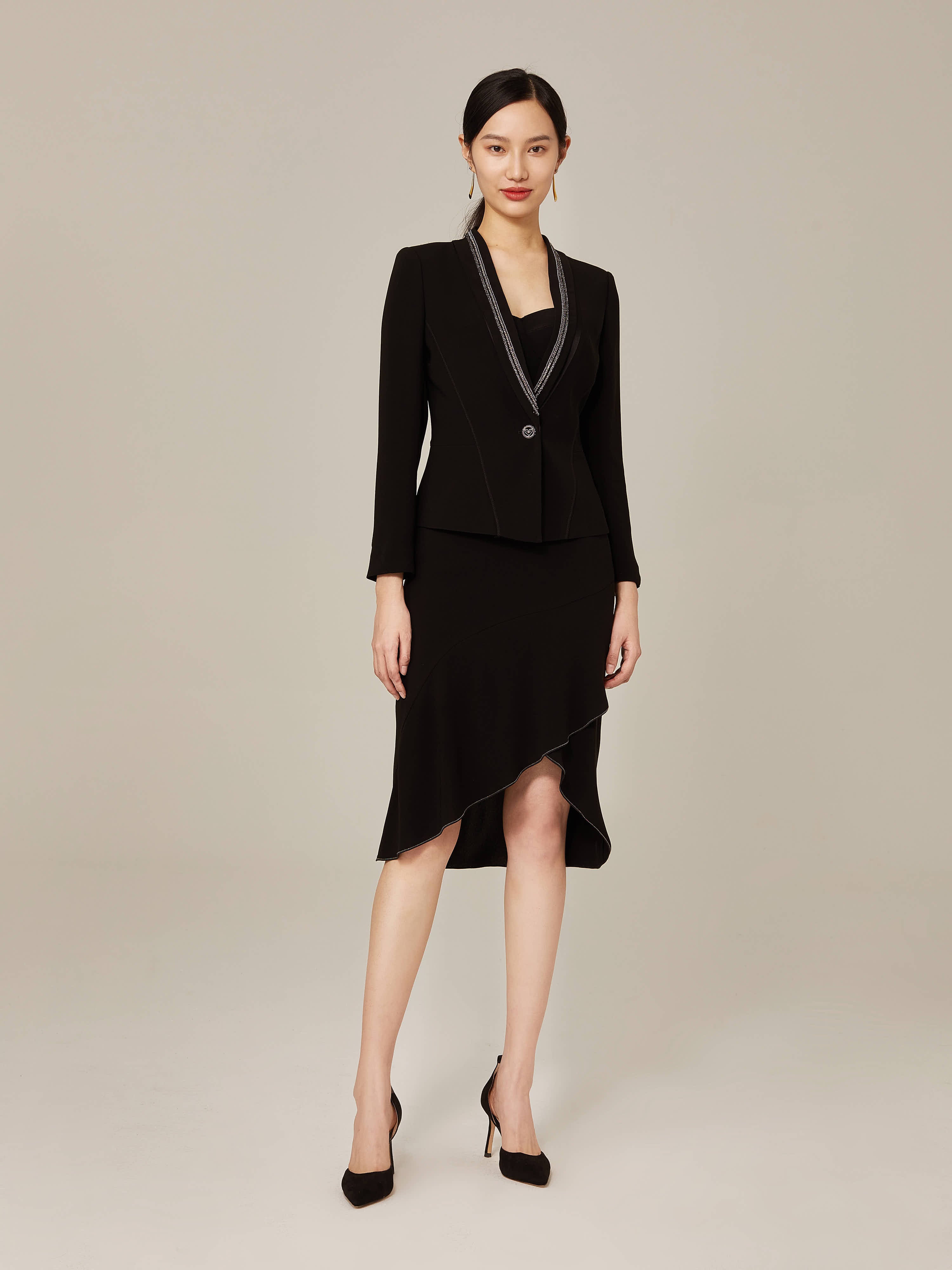 EP YAYING Black Blazer