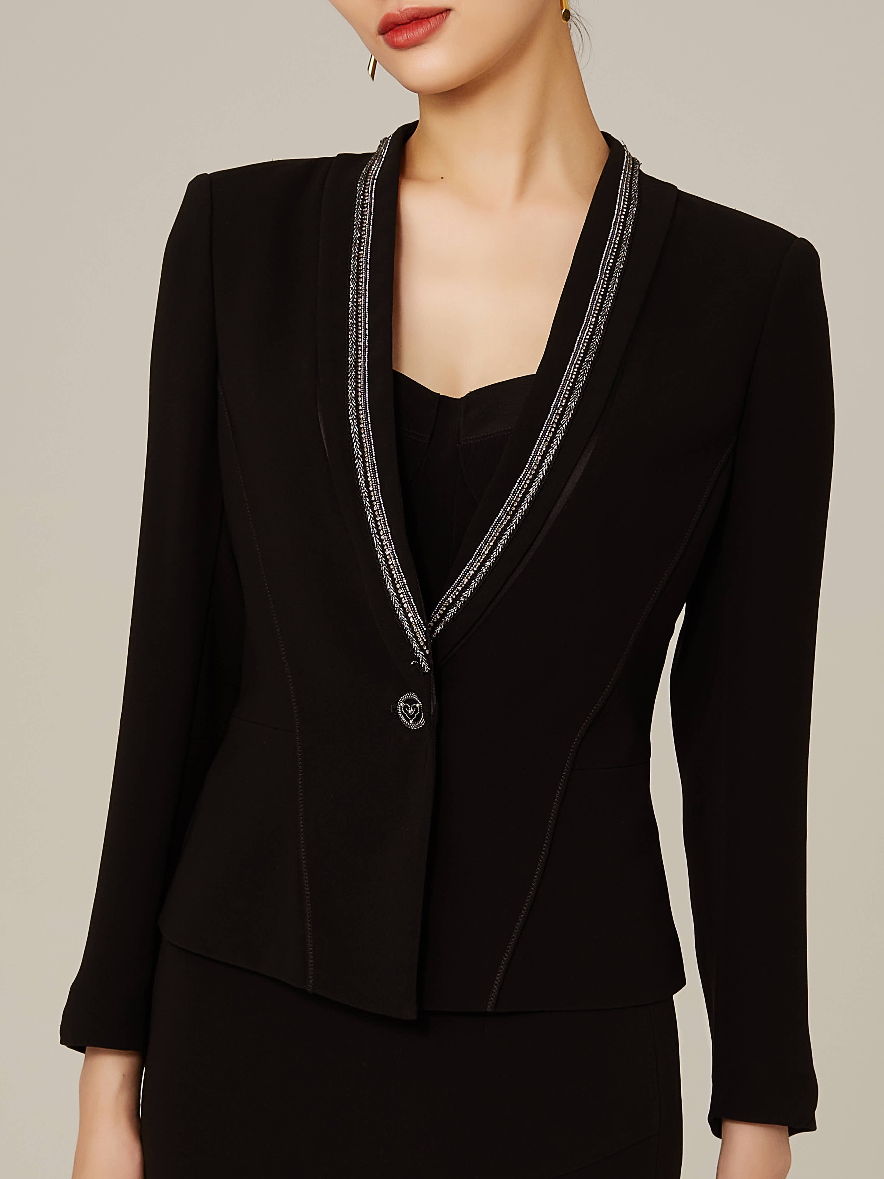 EP YAYING Black Blazer