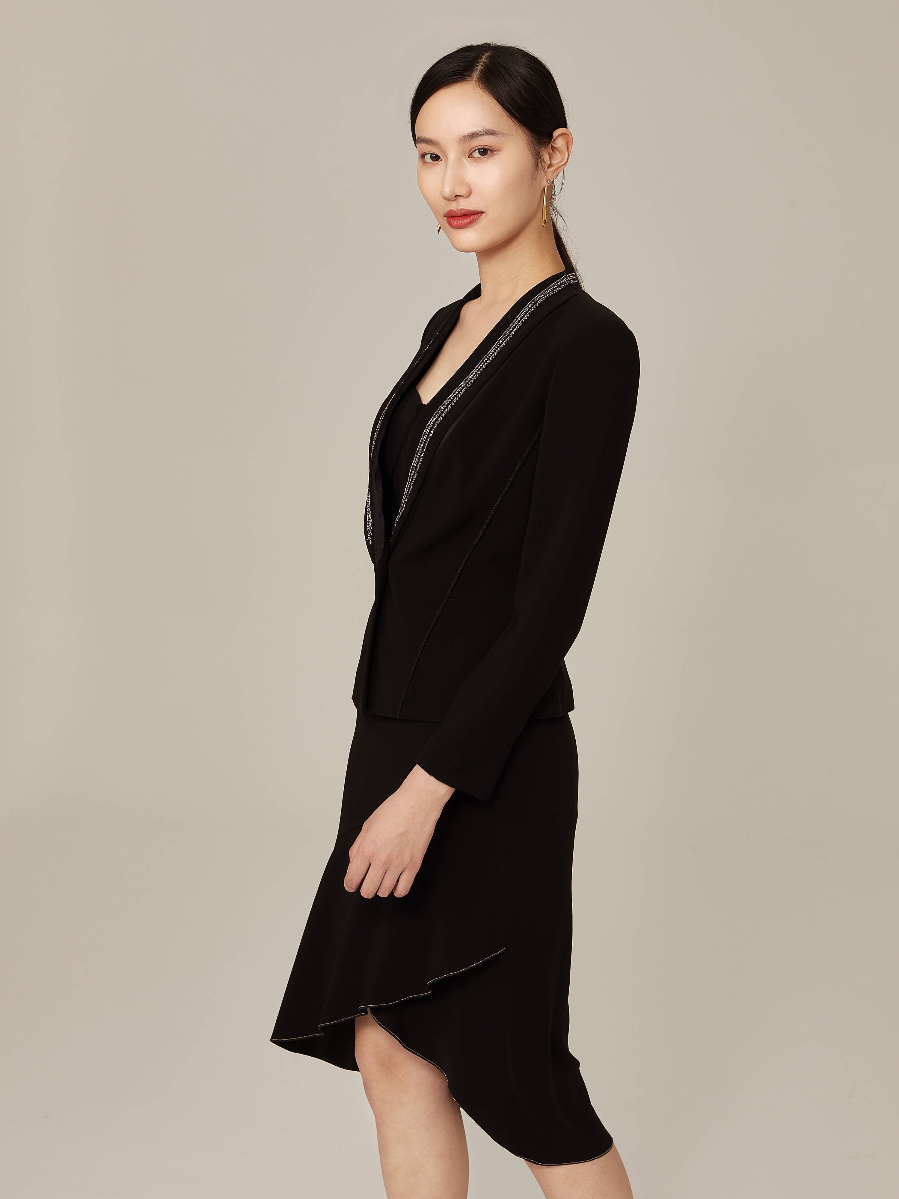 EP YAYING Black Blazer