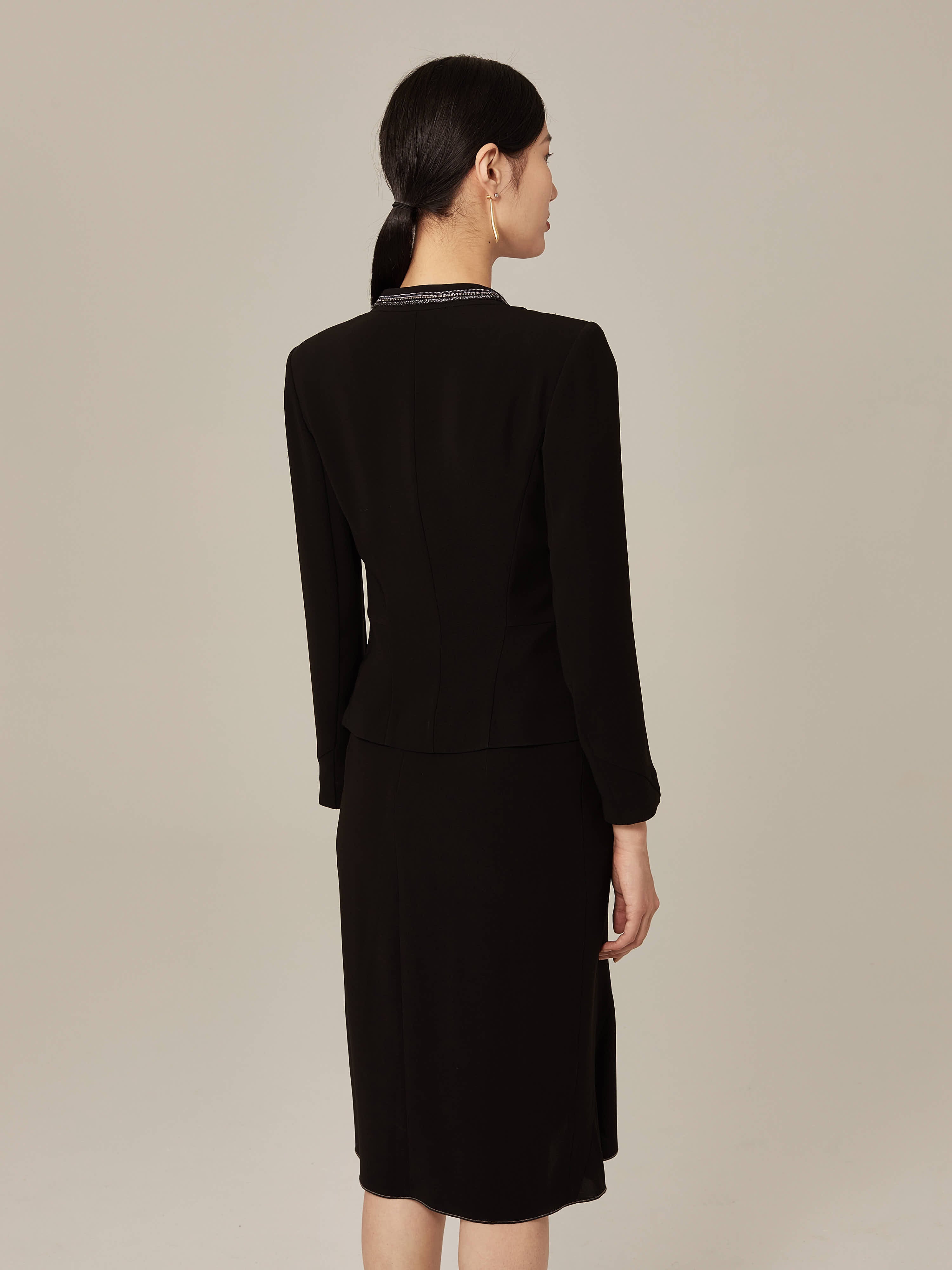 EP YAYING Black Blazer