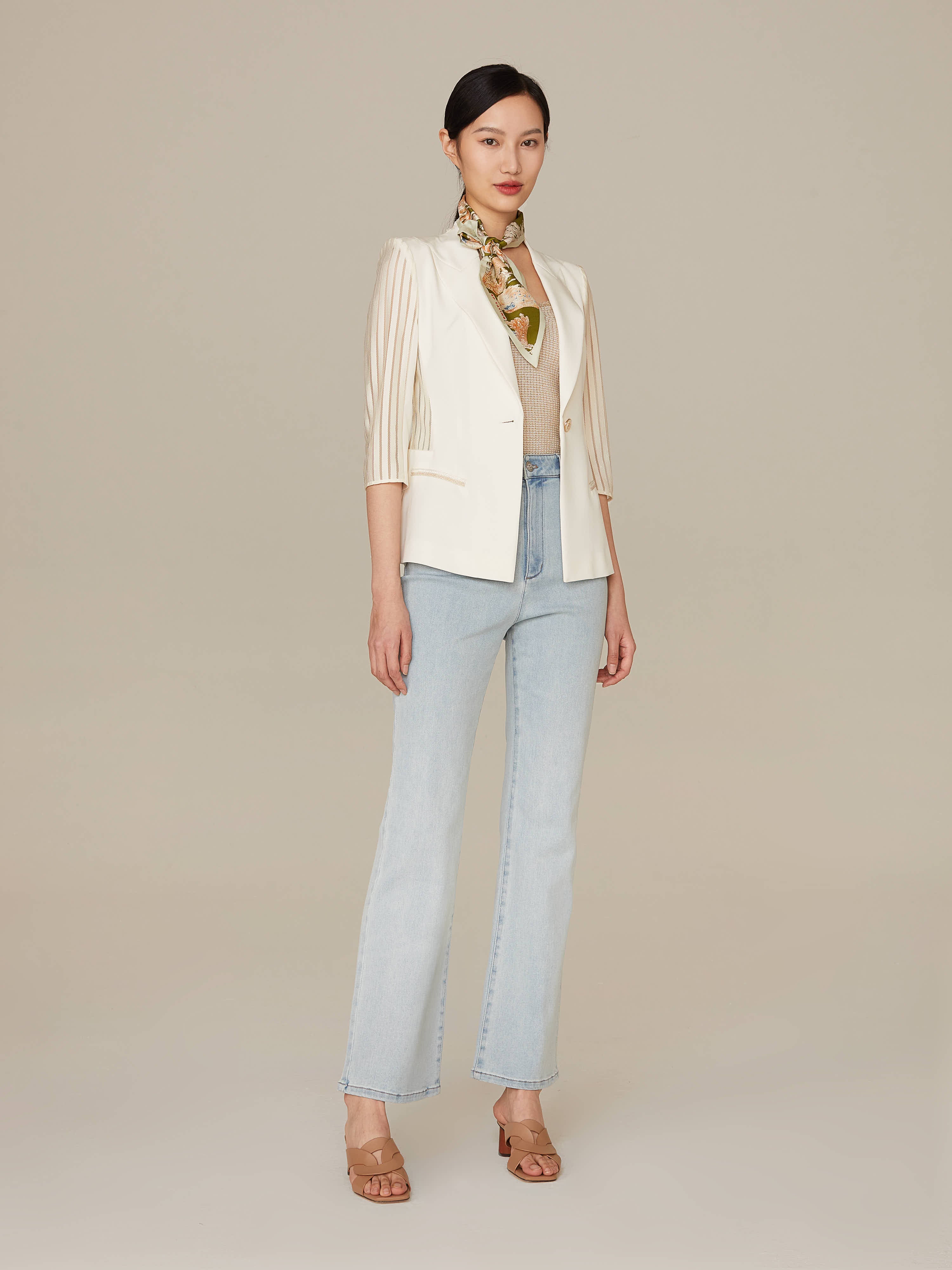 EP YAYING White Blazer
