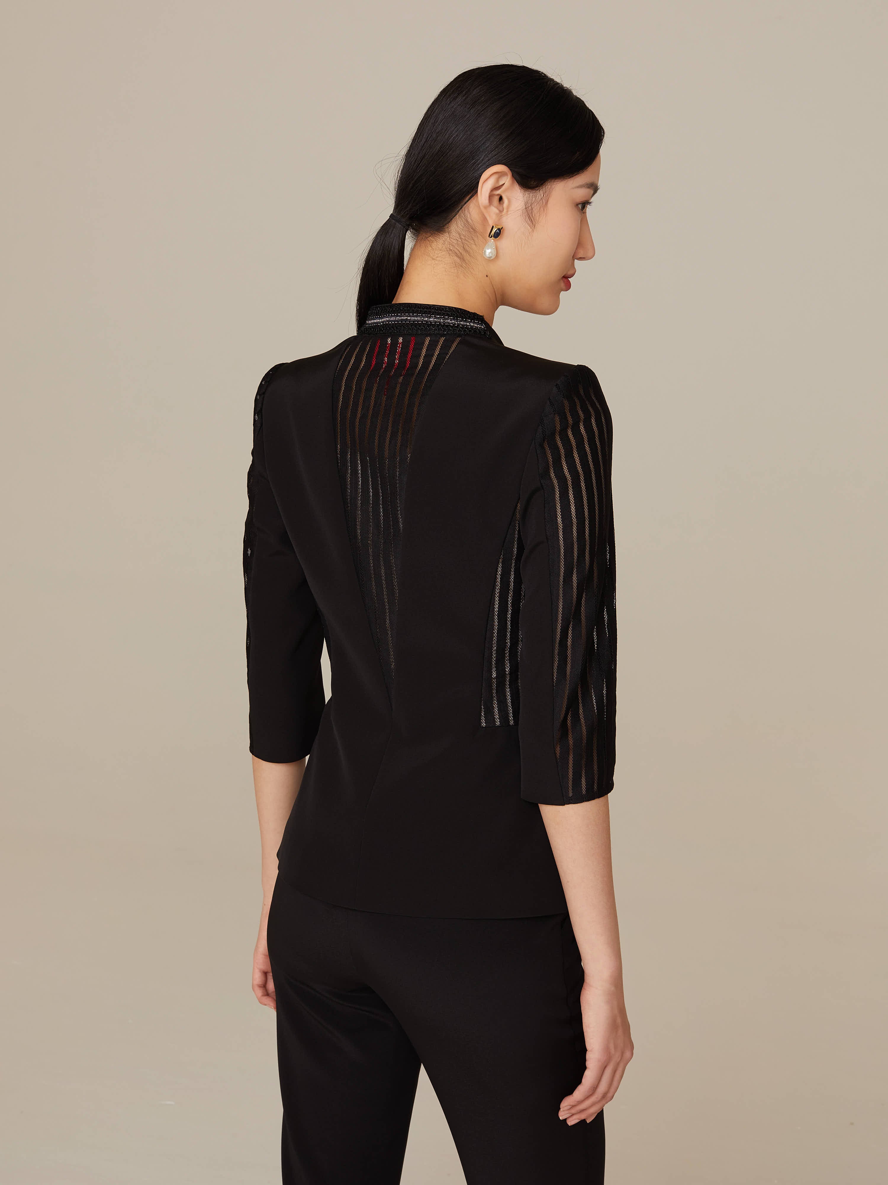 EP YAYING Black Blazer