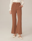 YAYING Triacetate Flare-Leg Pants
