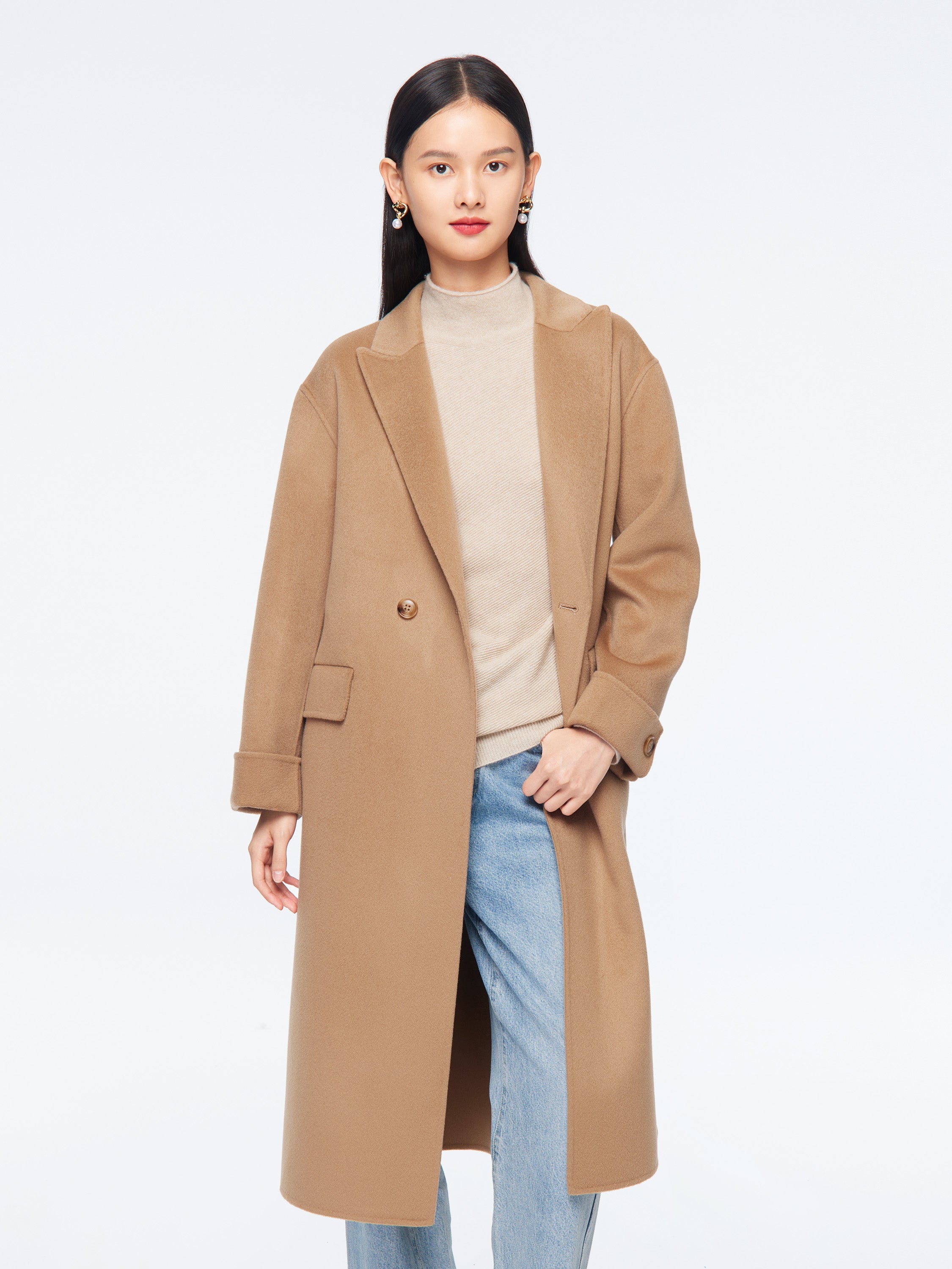 EP YAYING High Quality Wool Coat