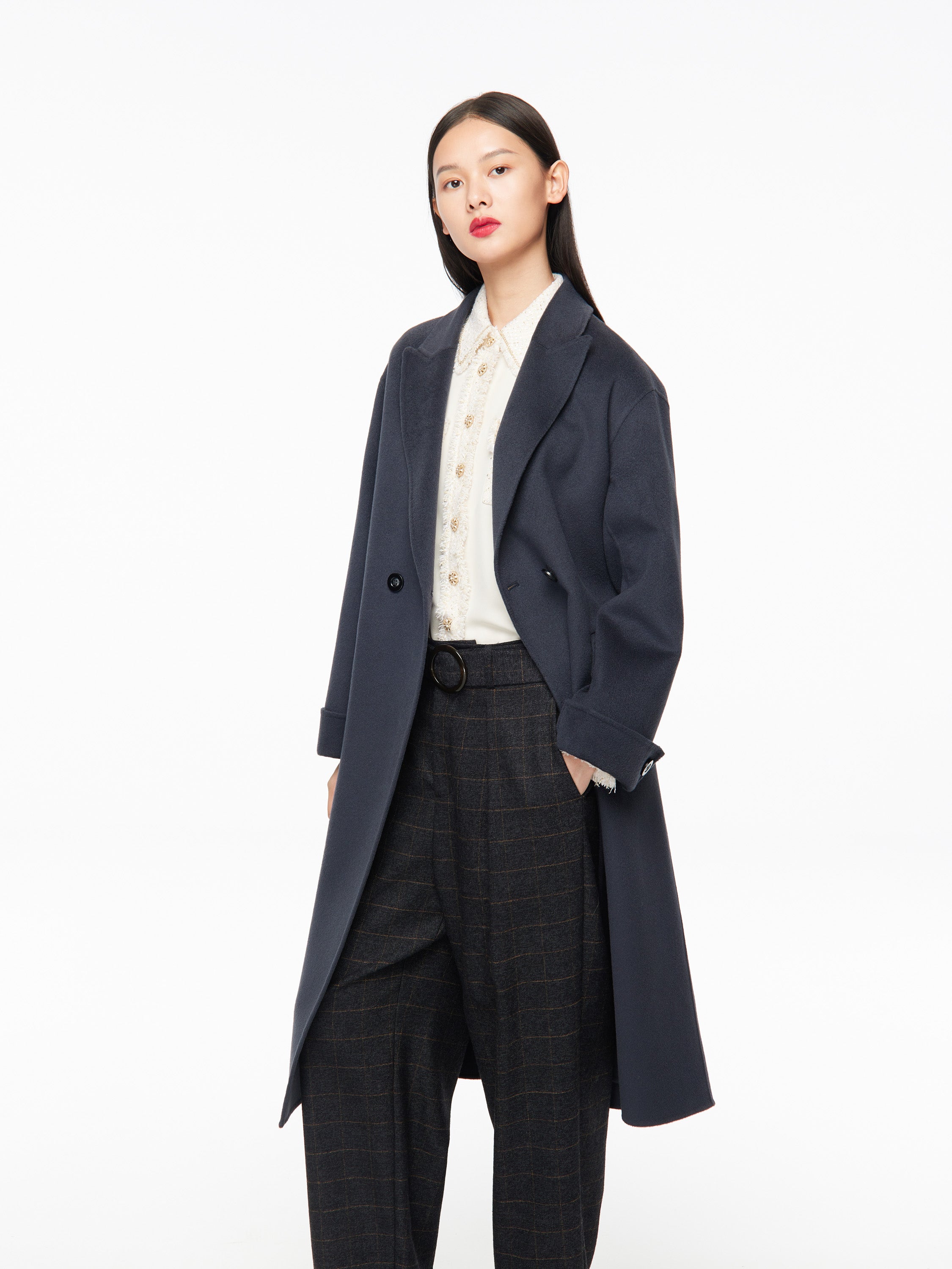 EP YAYING High Quality Wool Coat