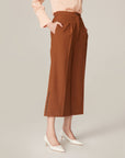 YAYING Brown Midi Skirt