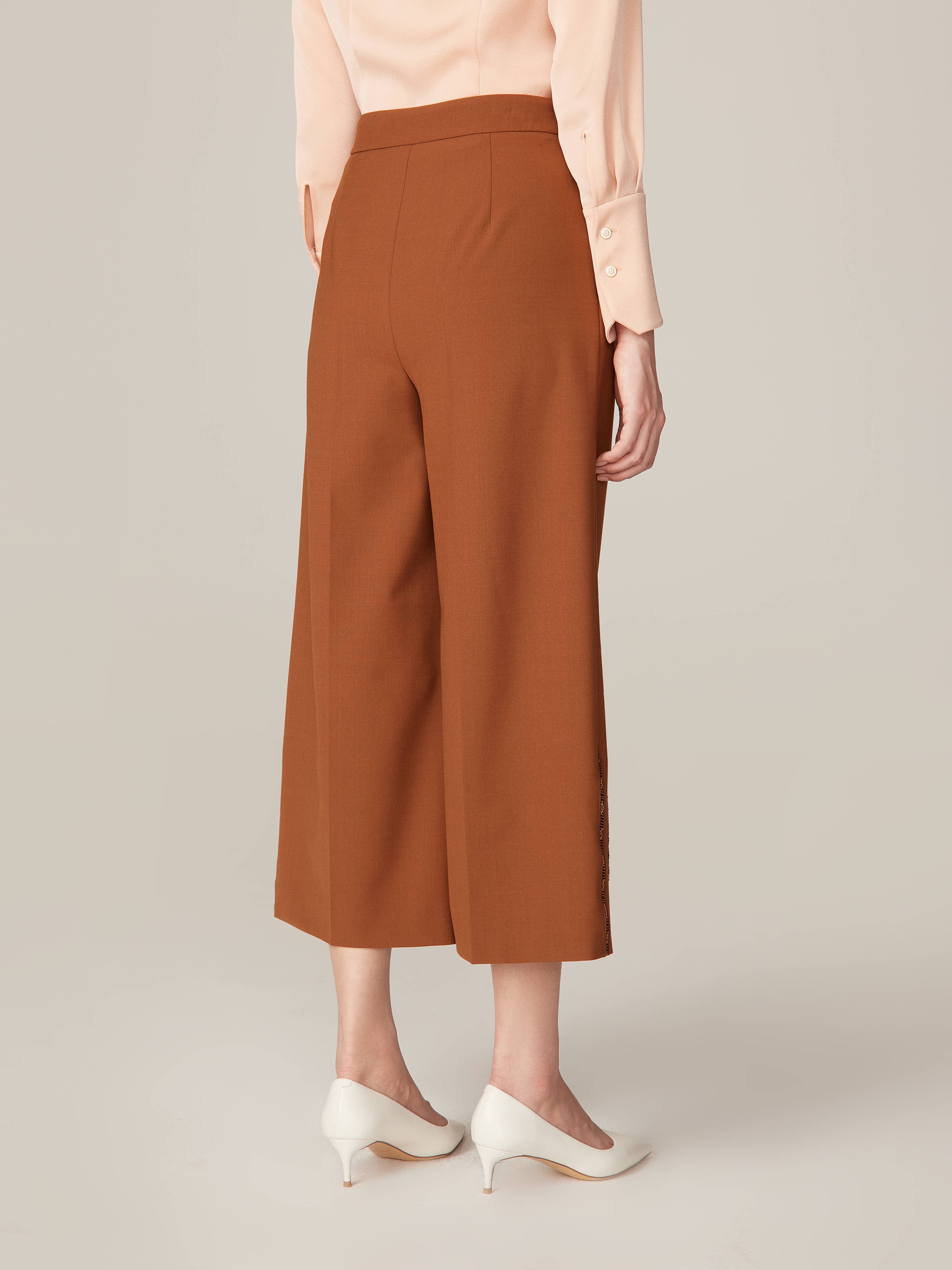 YAYING Brown Midi Skirt