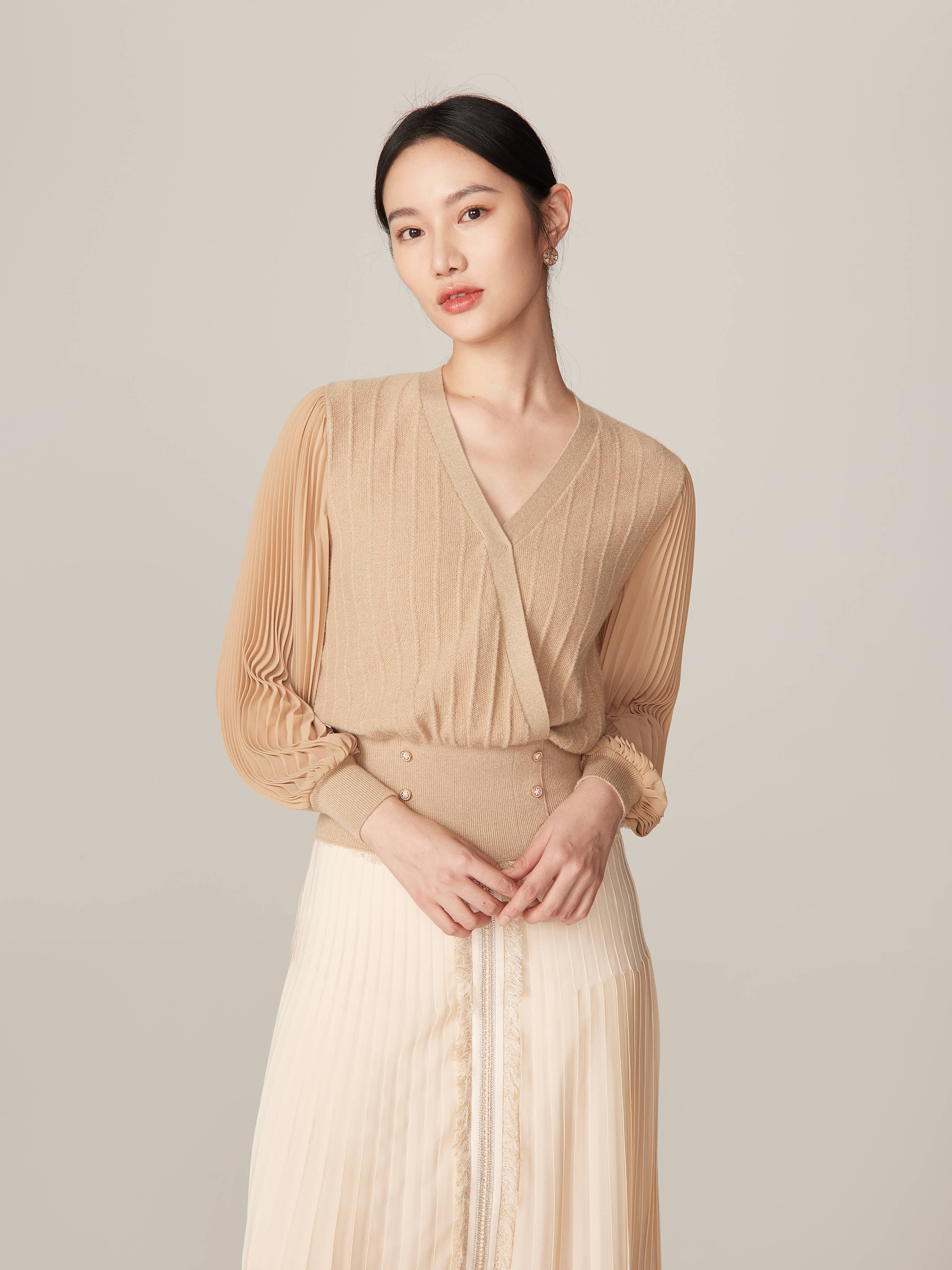 YAYING Beige Top