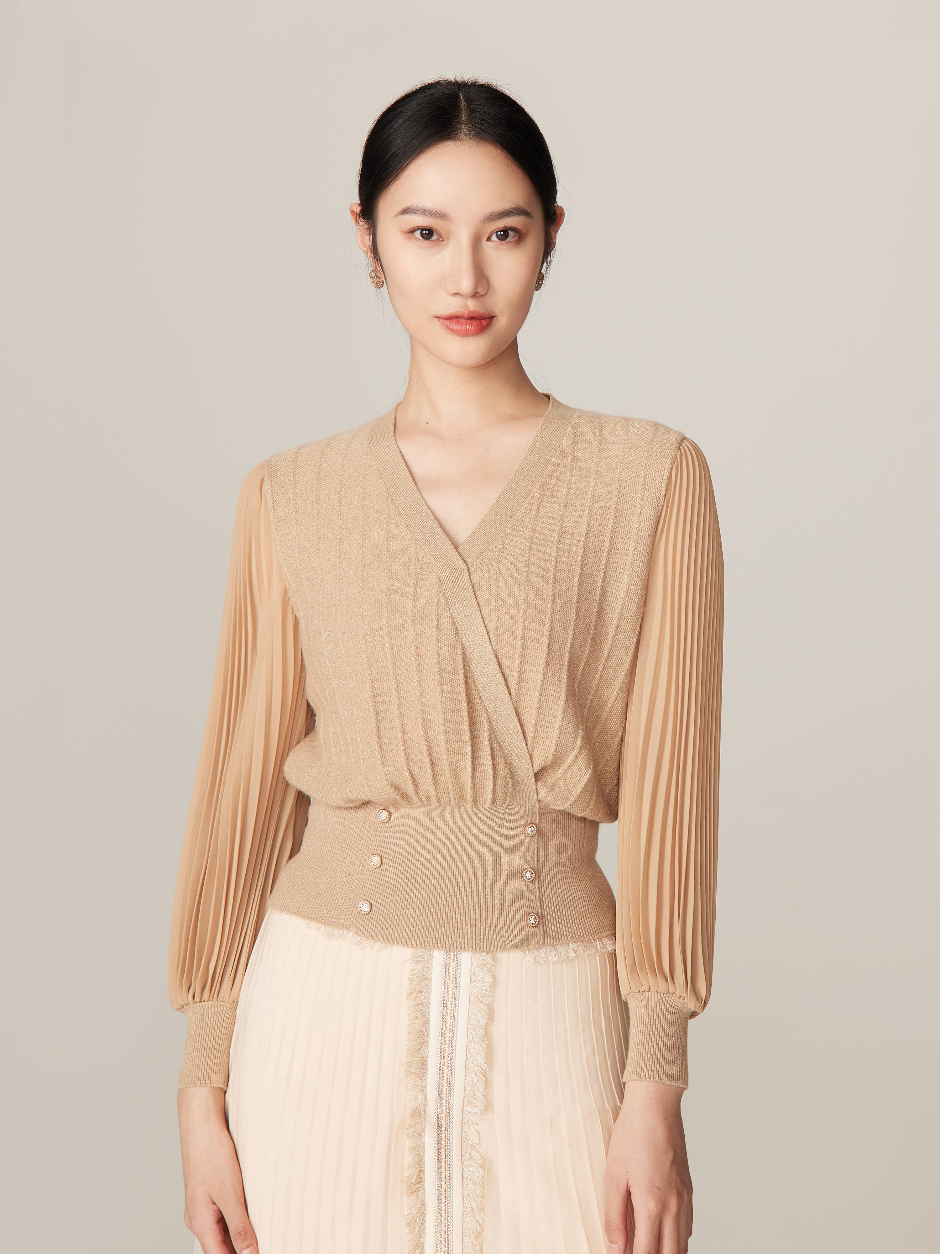 YAYING Beige Top