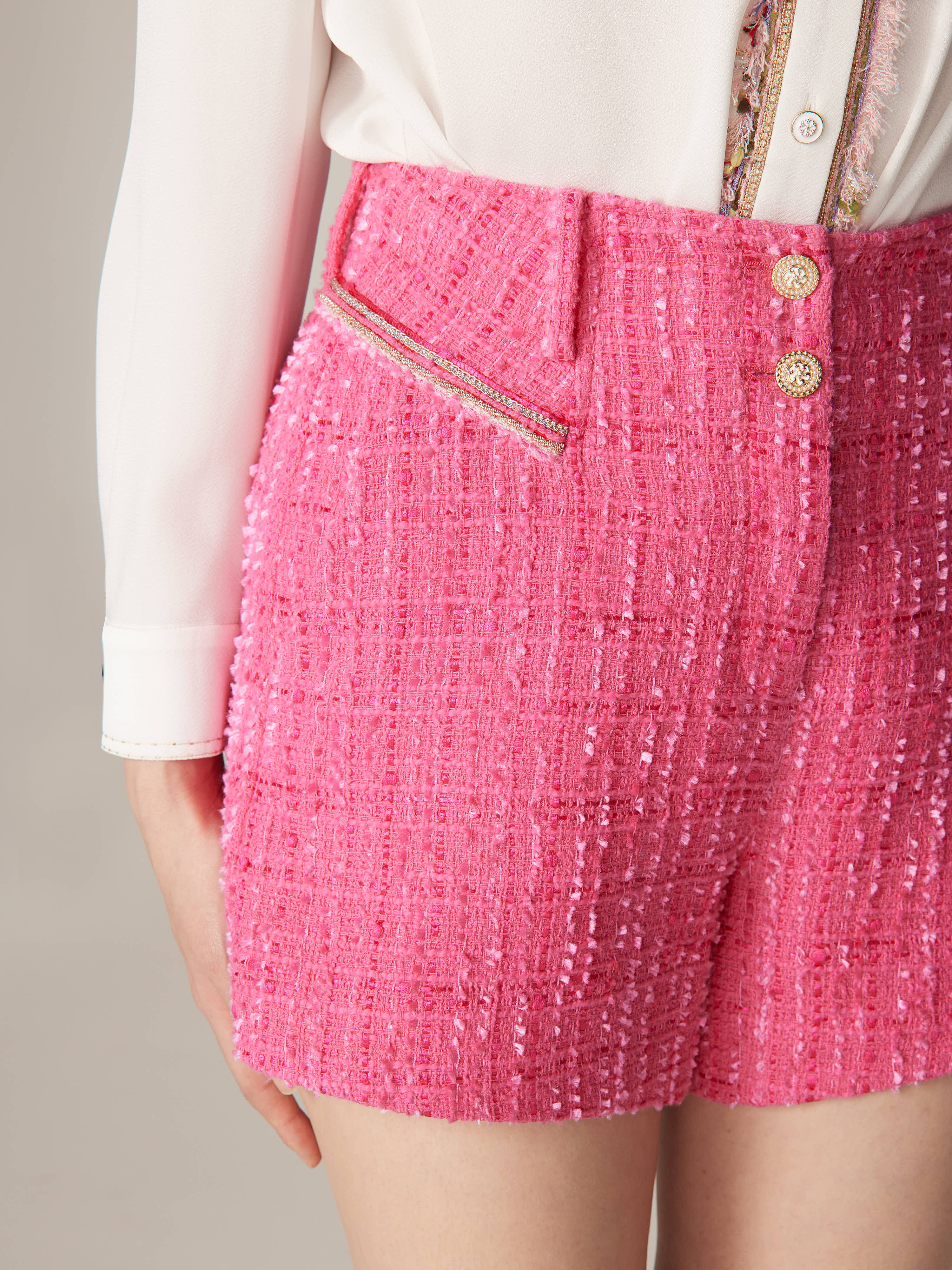 YAYING Pink Mini Skirt
