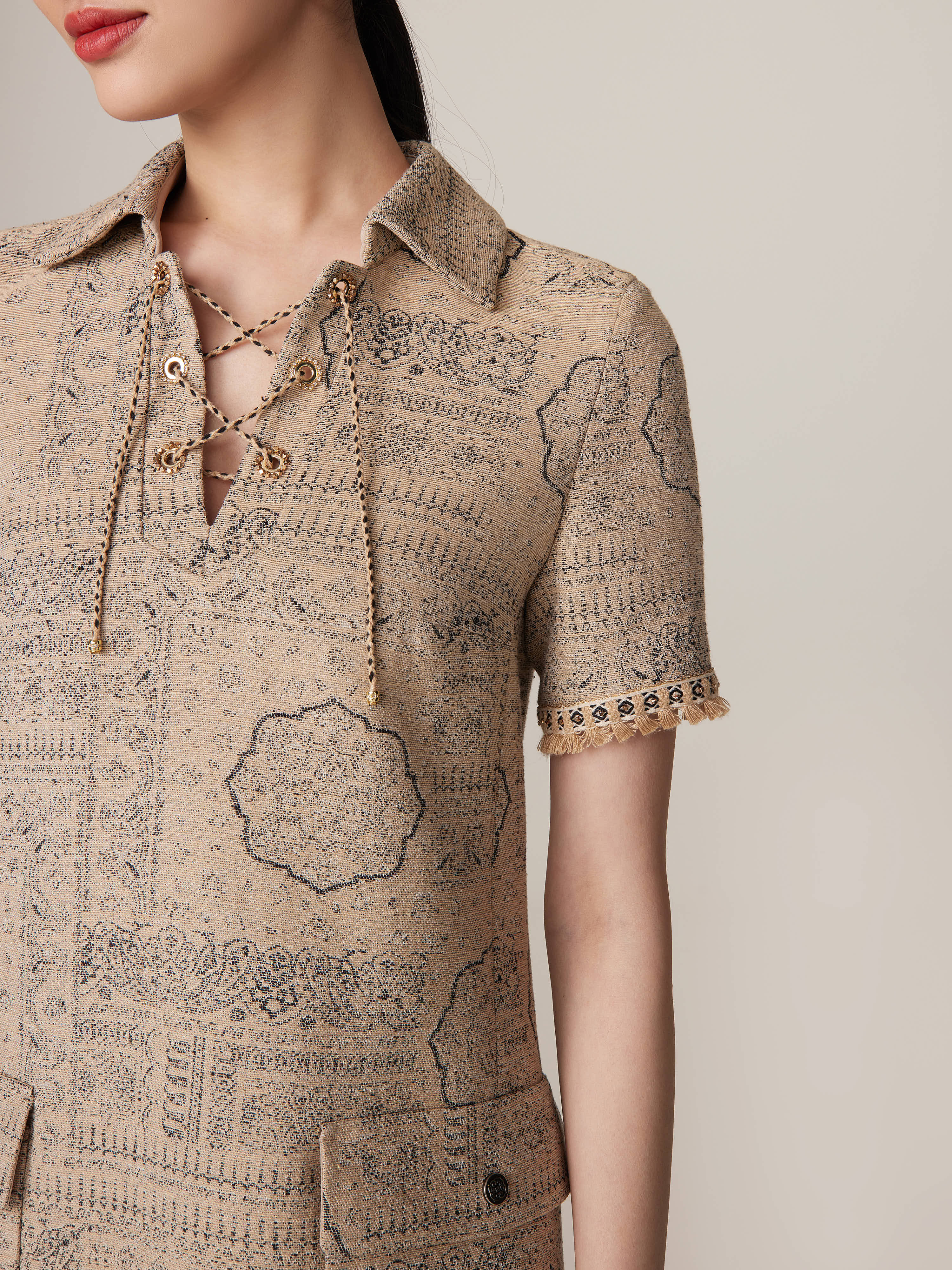 YAYING Short Sleeve Dress