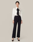 YAYING Black Straight Leg Pants
