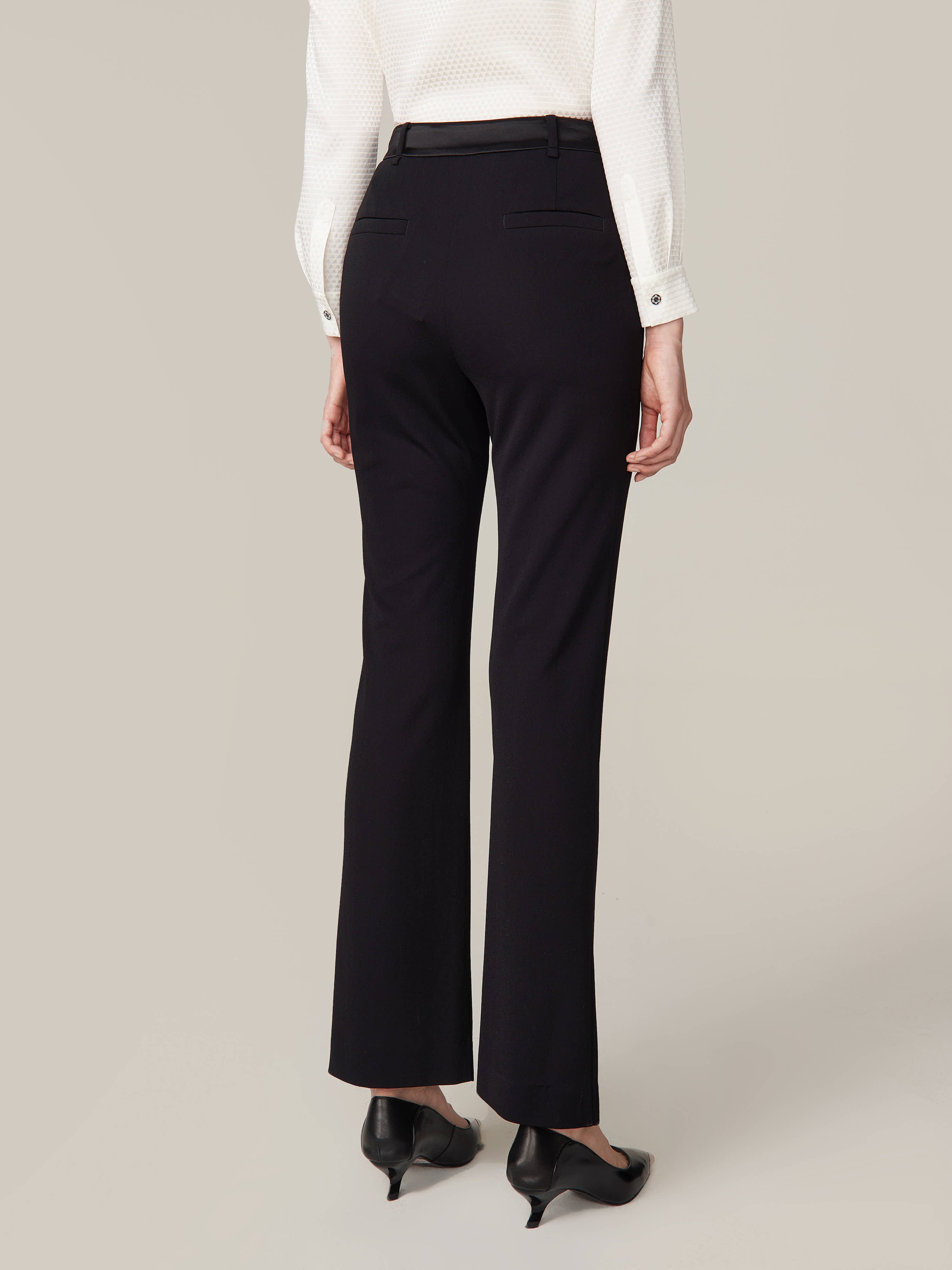 YAYING Black Straight Leg Pants