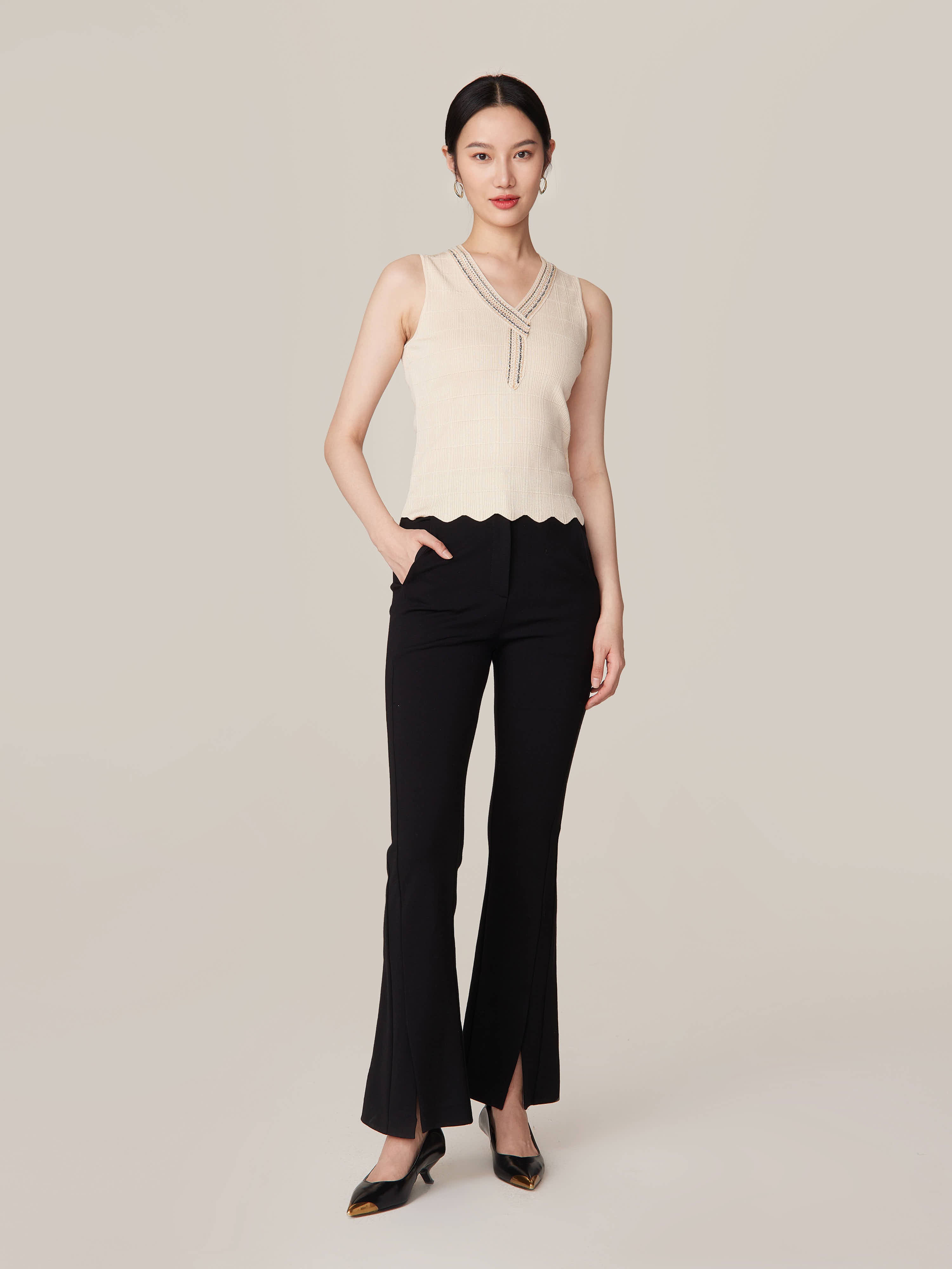 EP YAYING Sleeveless Knit Top