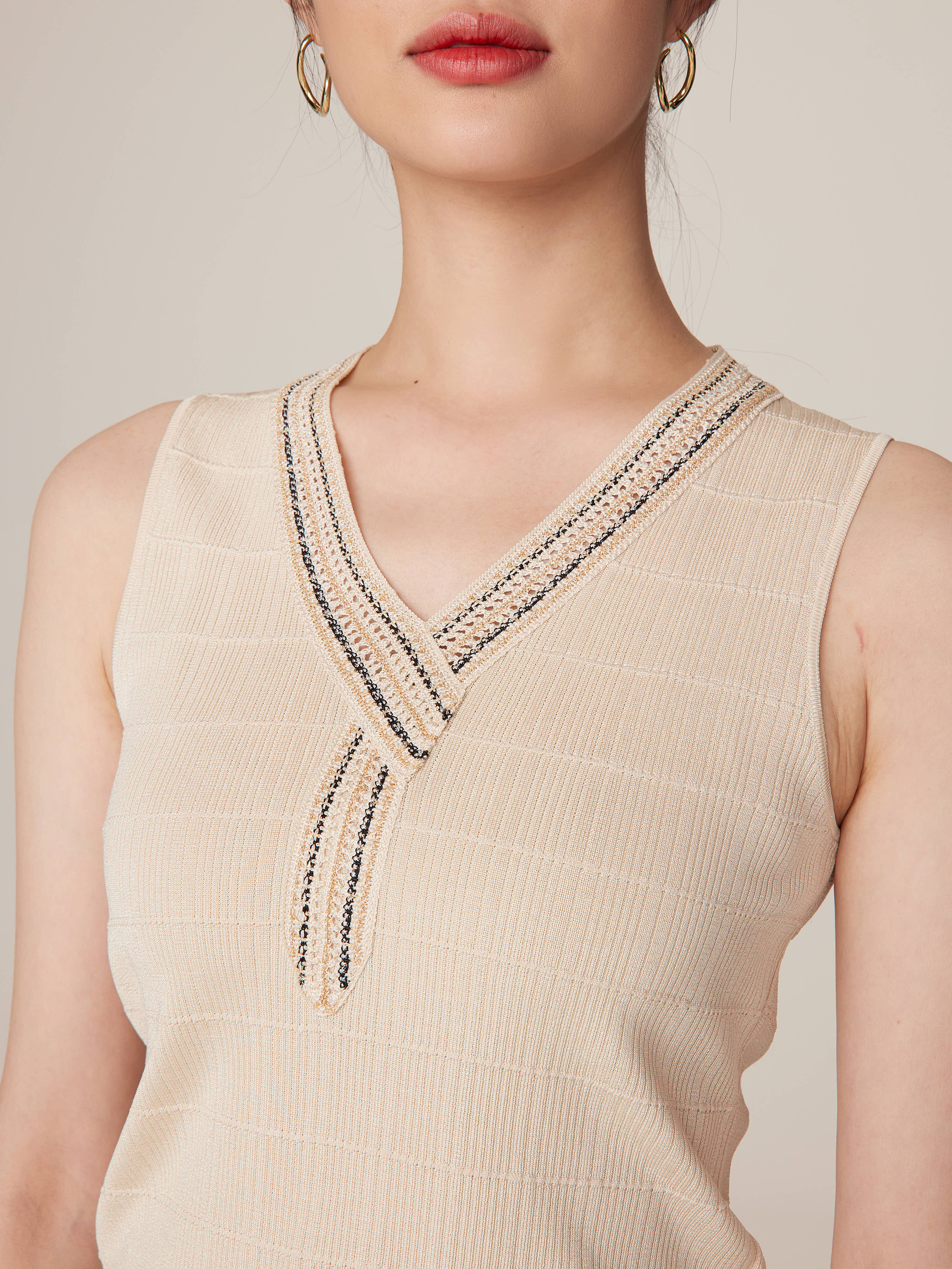 EP YAYING Sleeveless Knit Top