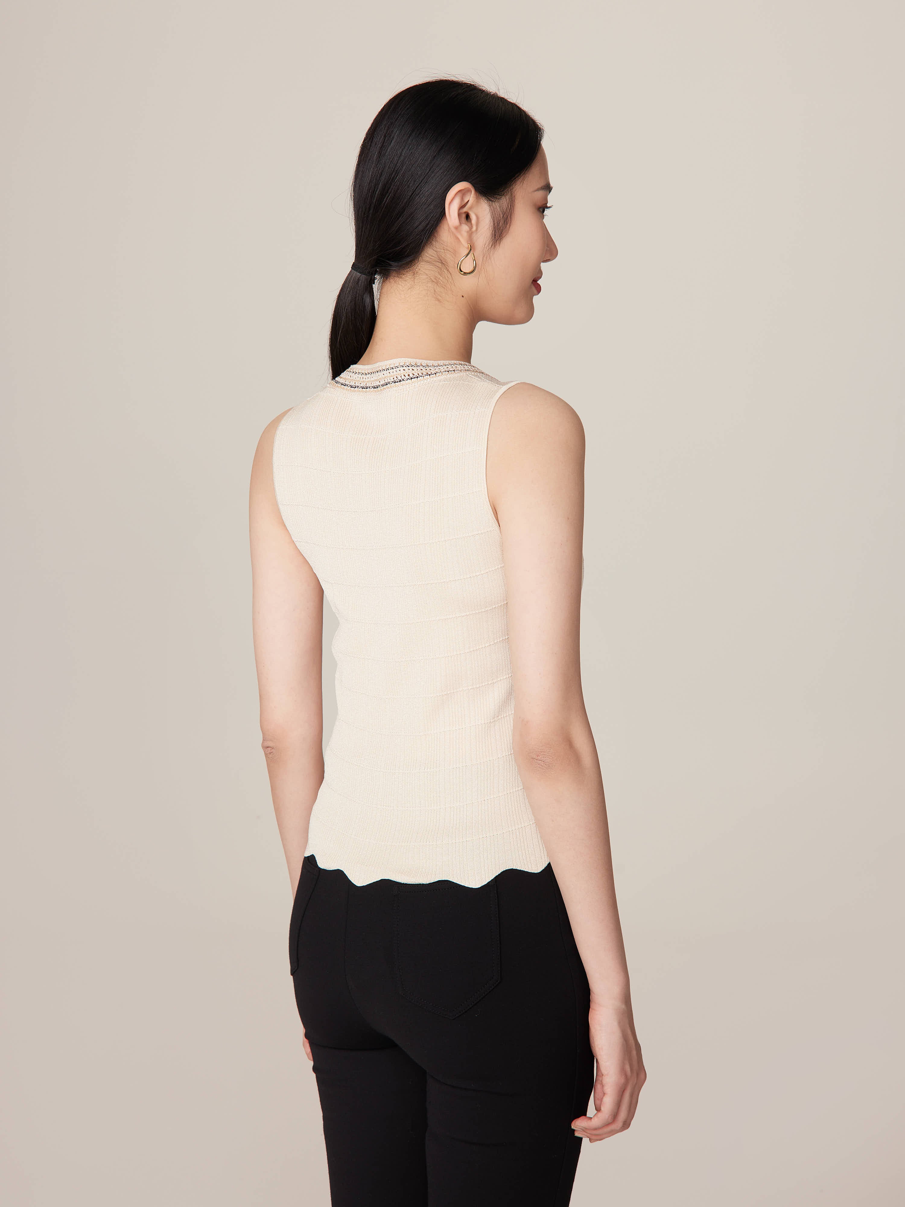 EP YAYING Sleeveless Knit Top