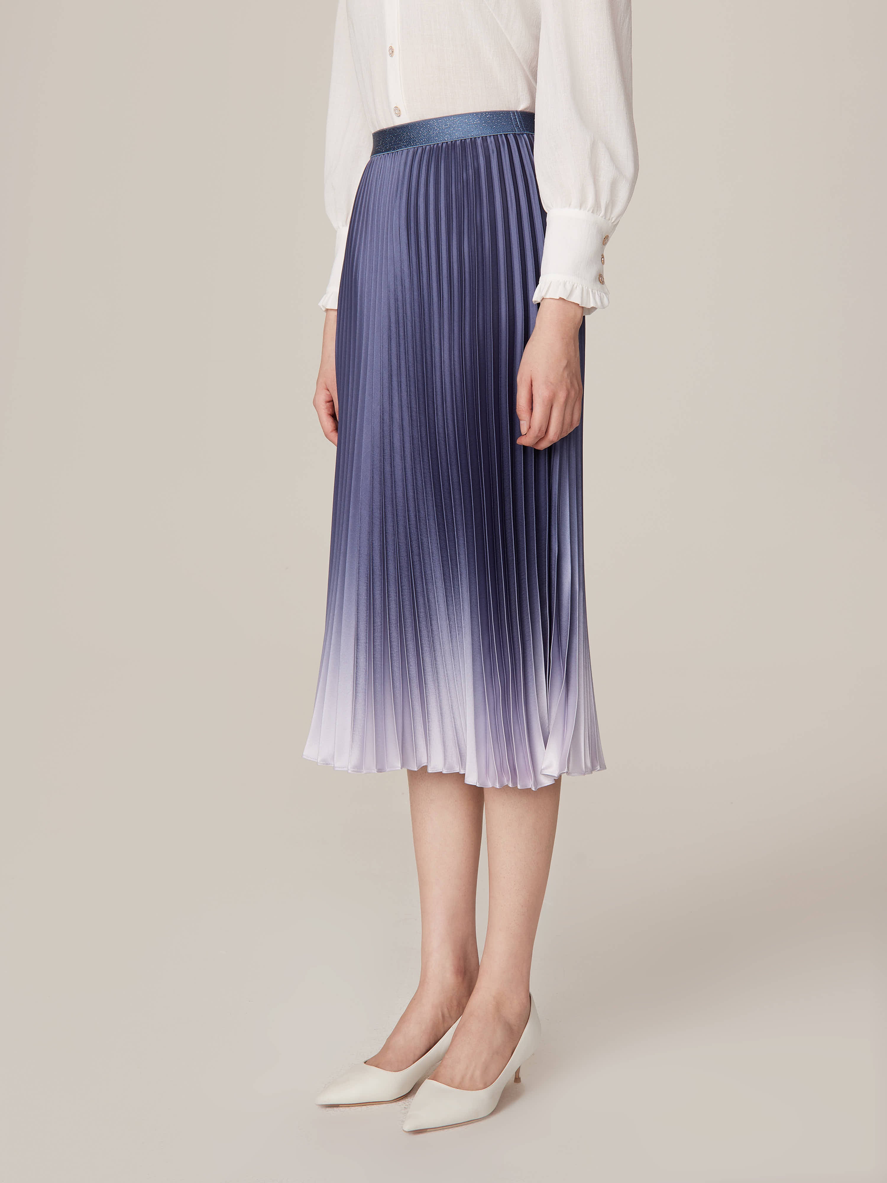 YAYING Blue Midi Dress