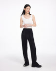 EP YAYING Wide-Leg Straight Pants