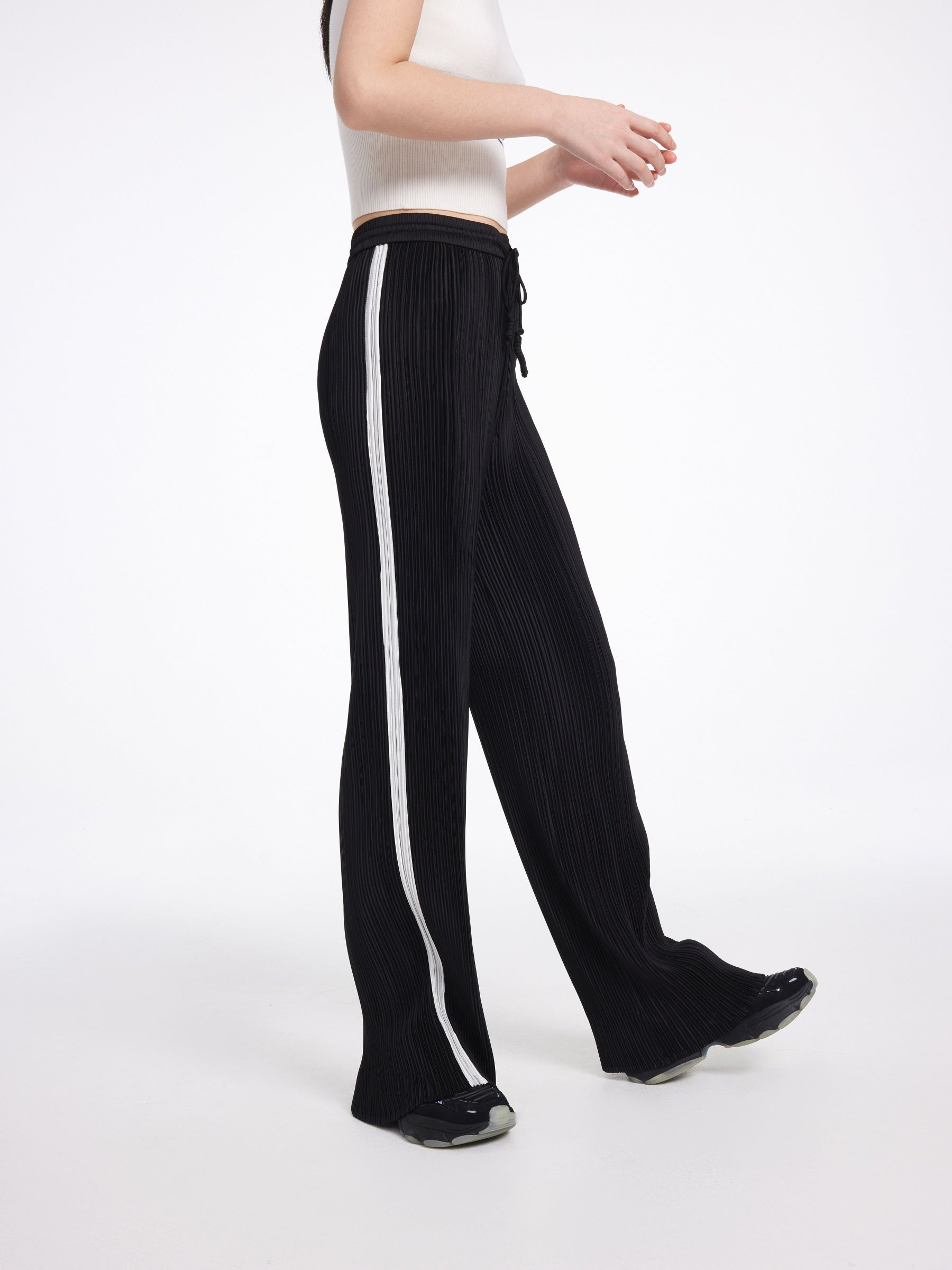 EP YAYING Wide-Leg Straight Pants