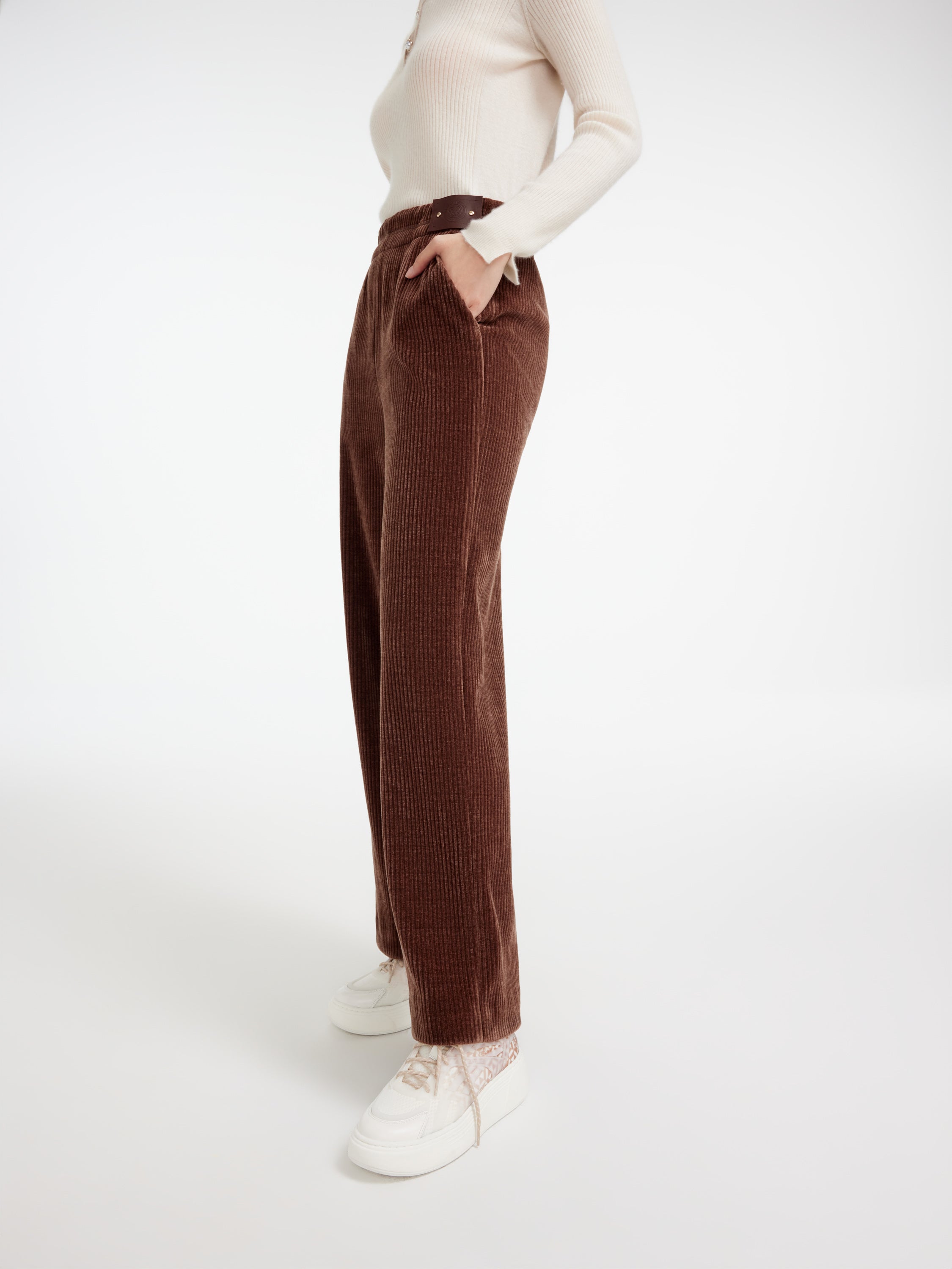 EP YAYING Slim-cut Casual Track Trousers