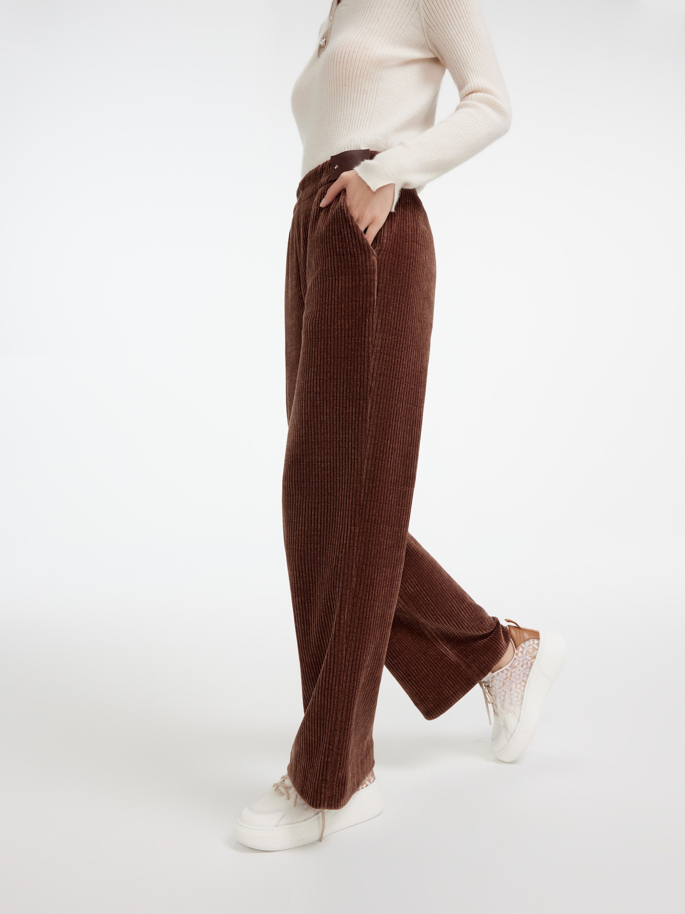 EP YAYING Slim-cut Casual Track Trousers