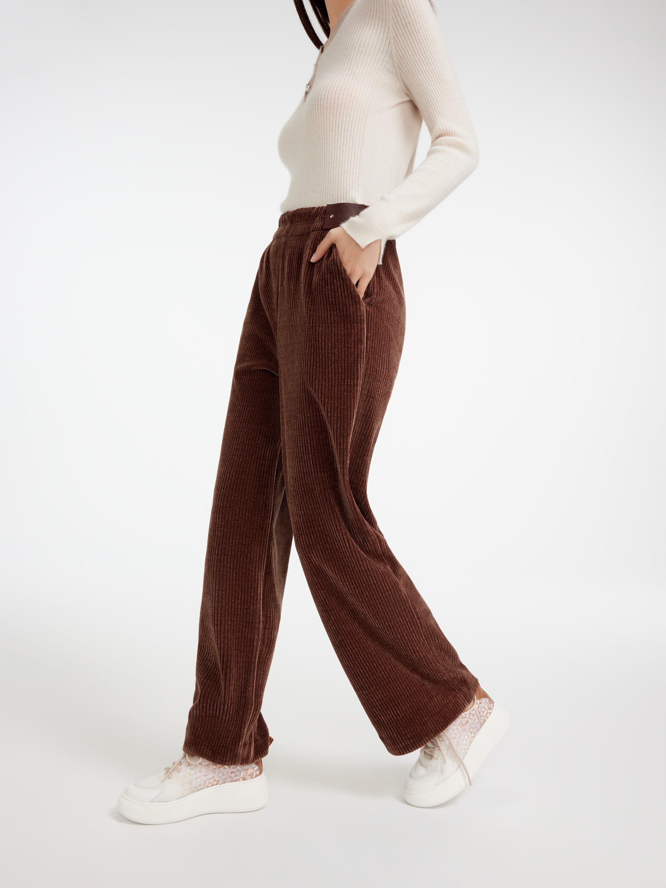 EP YAYING Slim-cut Casual Track Trousers