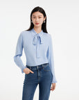 EP YAYING Mulberry Silk Shirt