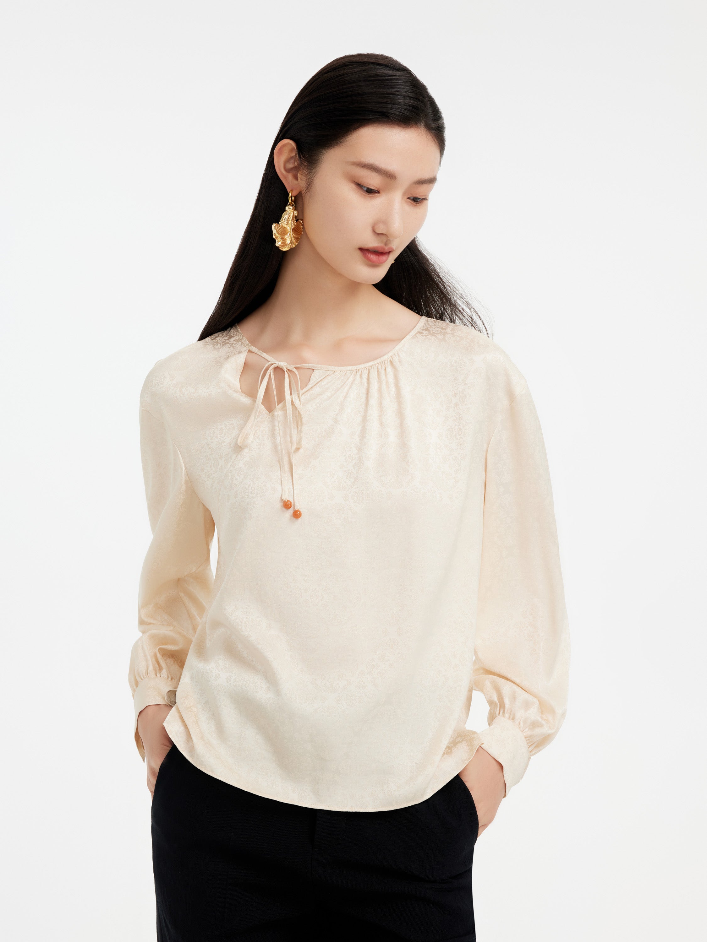 EP YAYING Silk Shirt