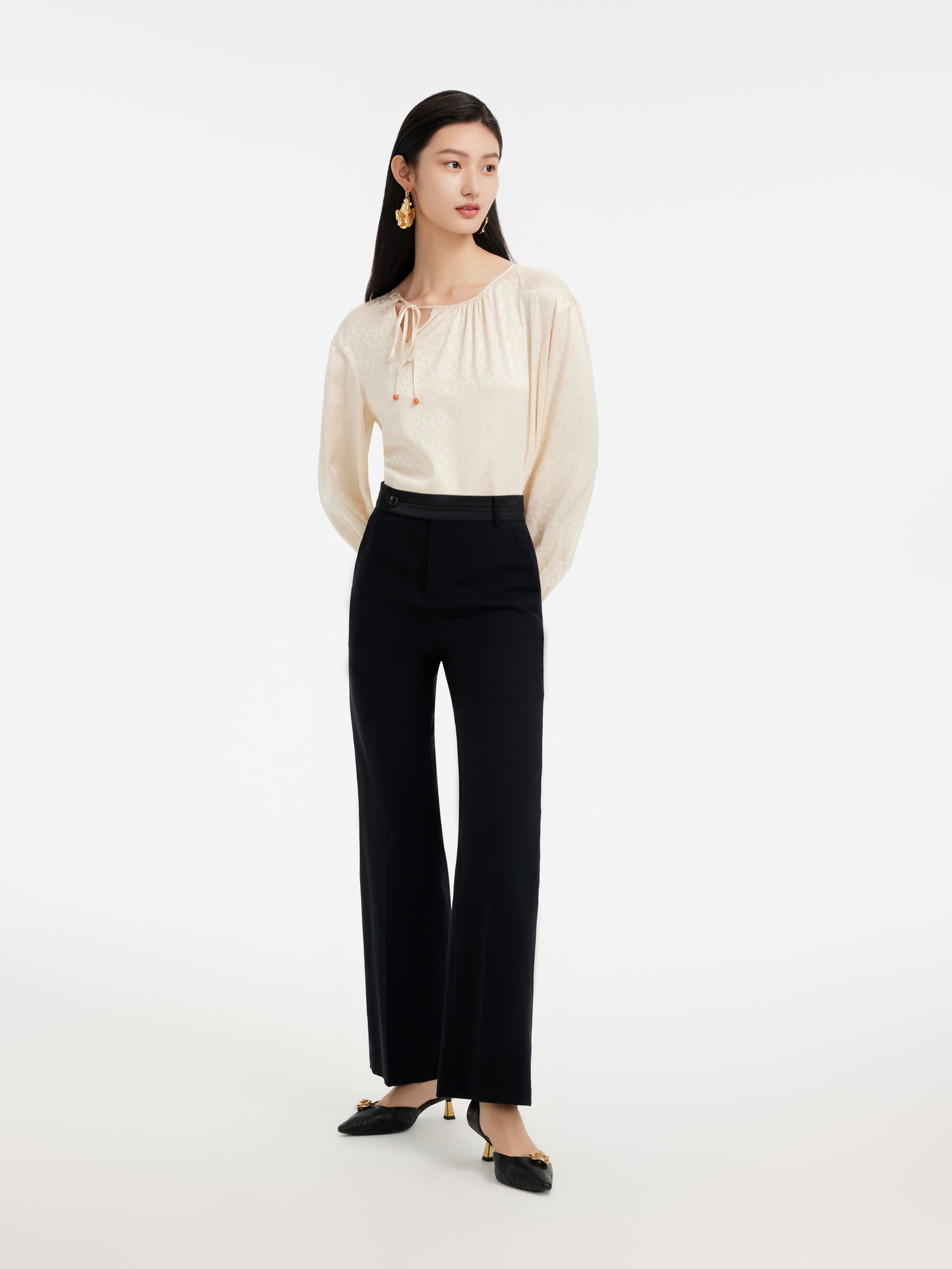 EP YAYING Silk Shirt