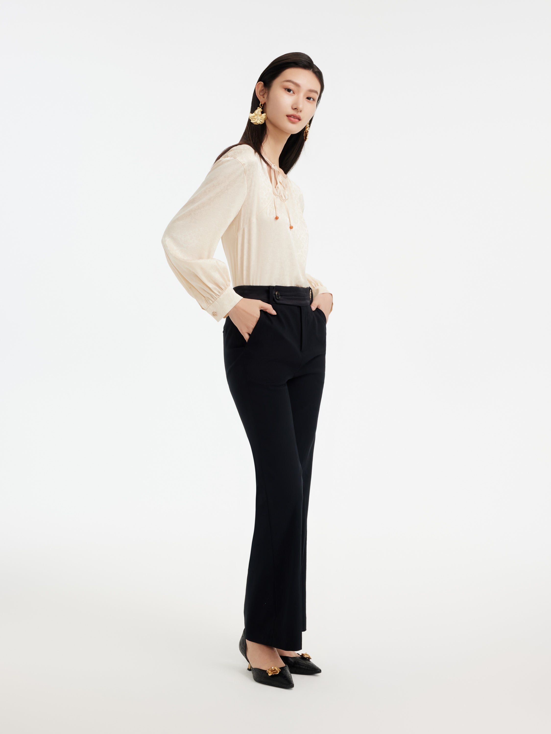 EP YAYING Silk Shirt