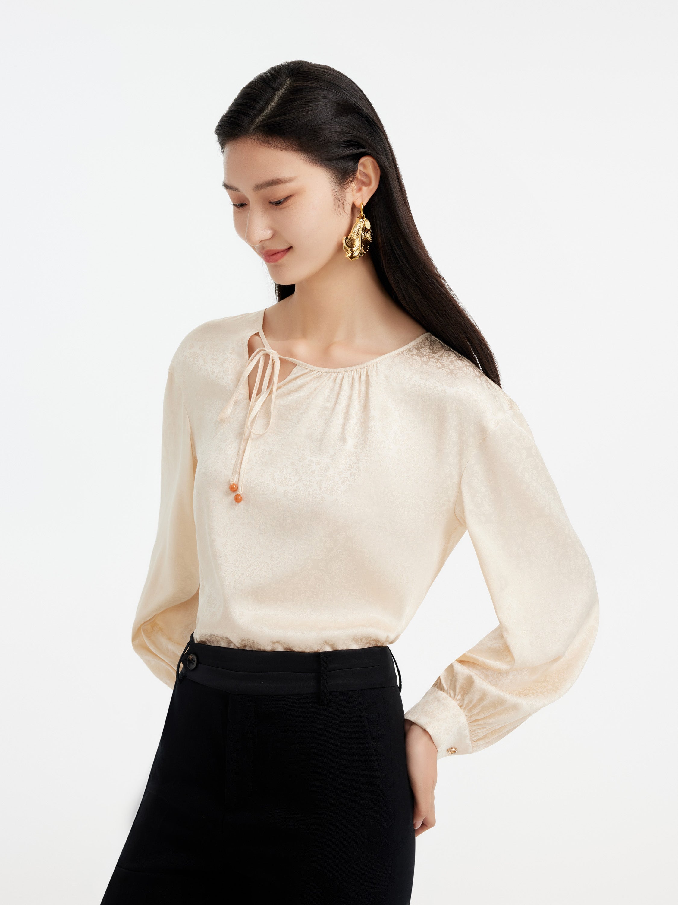 EP YAYING Silk Shirt