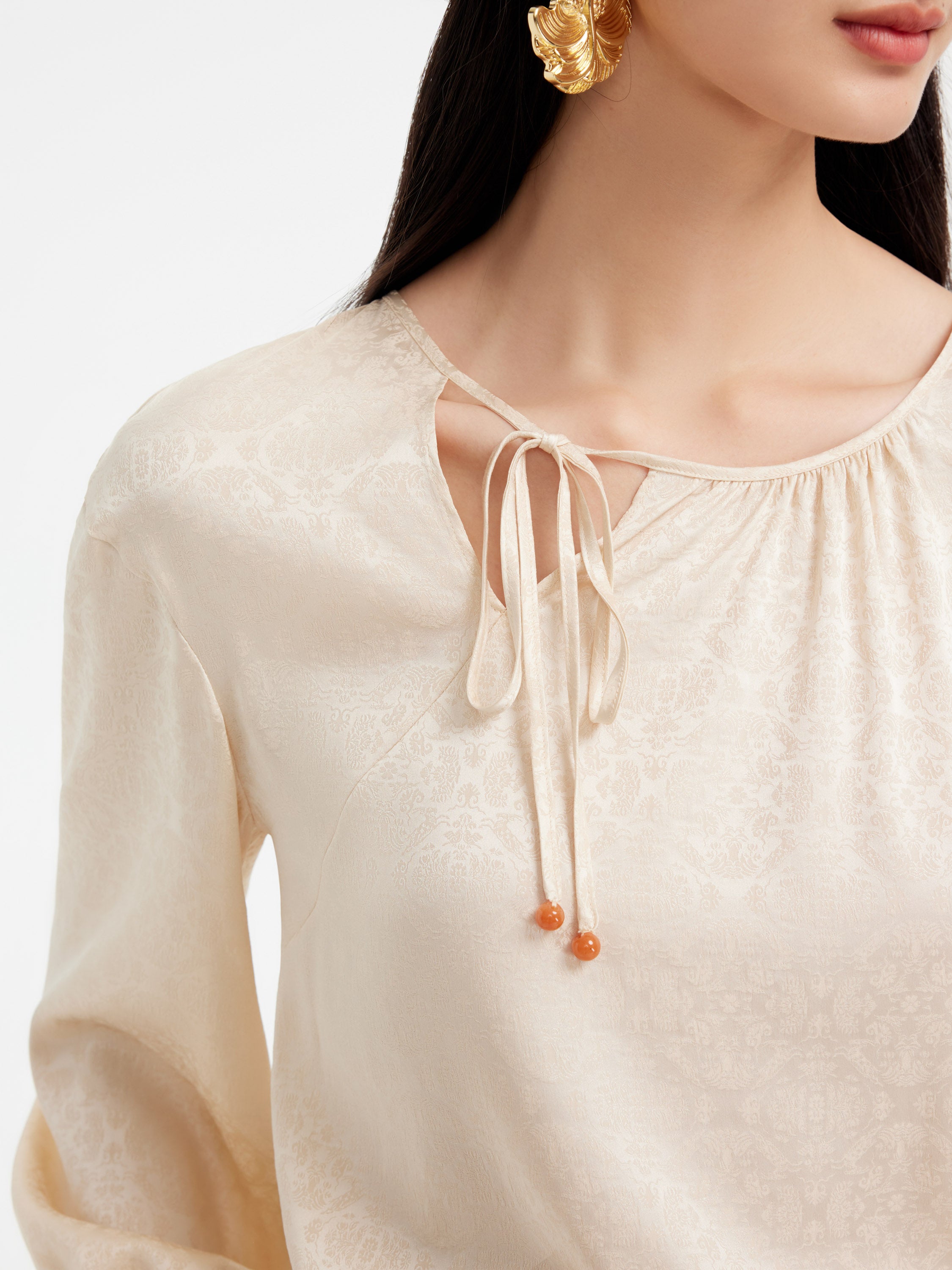 EP YAYING Silk Shirt