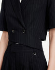 EP YAYING Black Short Sleeve Top