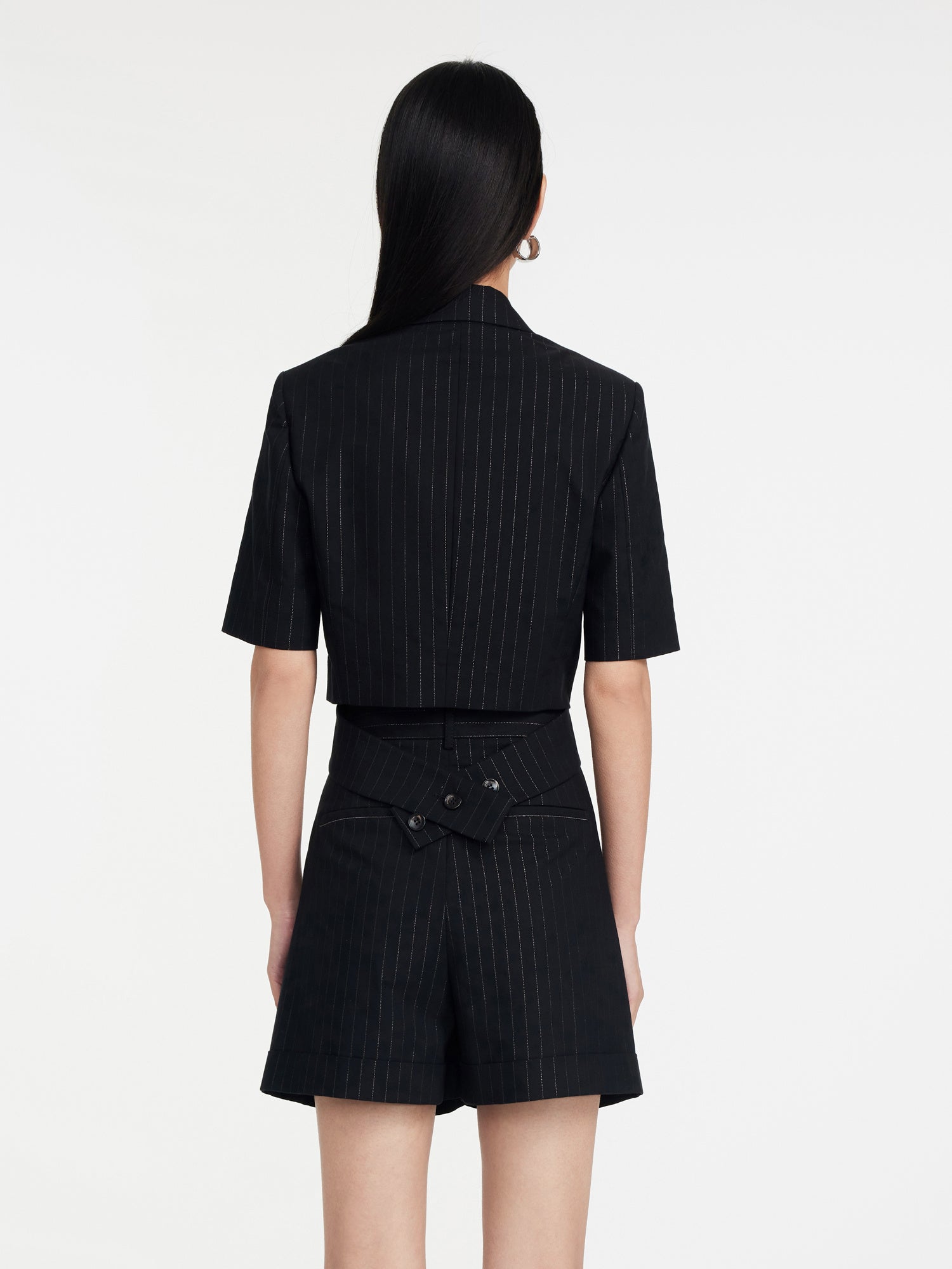 EP YAYING Black Short Sleeve Top