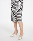 EP YAYING Signature Logo Print Skirt
