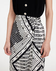 EP YAYING Signature Logo Print Skirt