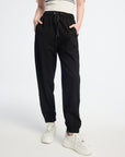 EP YAYING high-waisted tapered pants