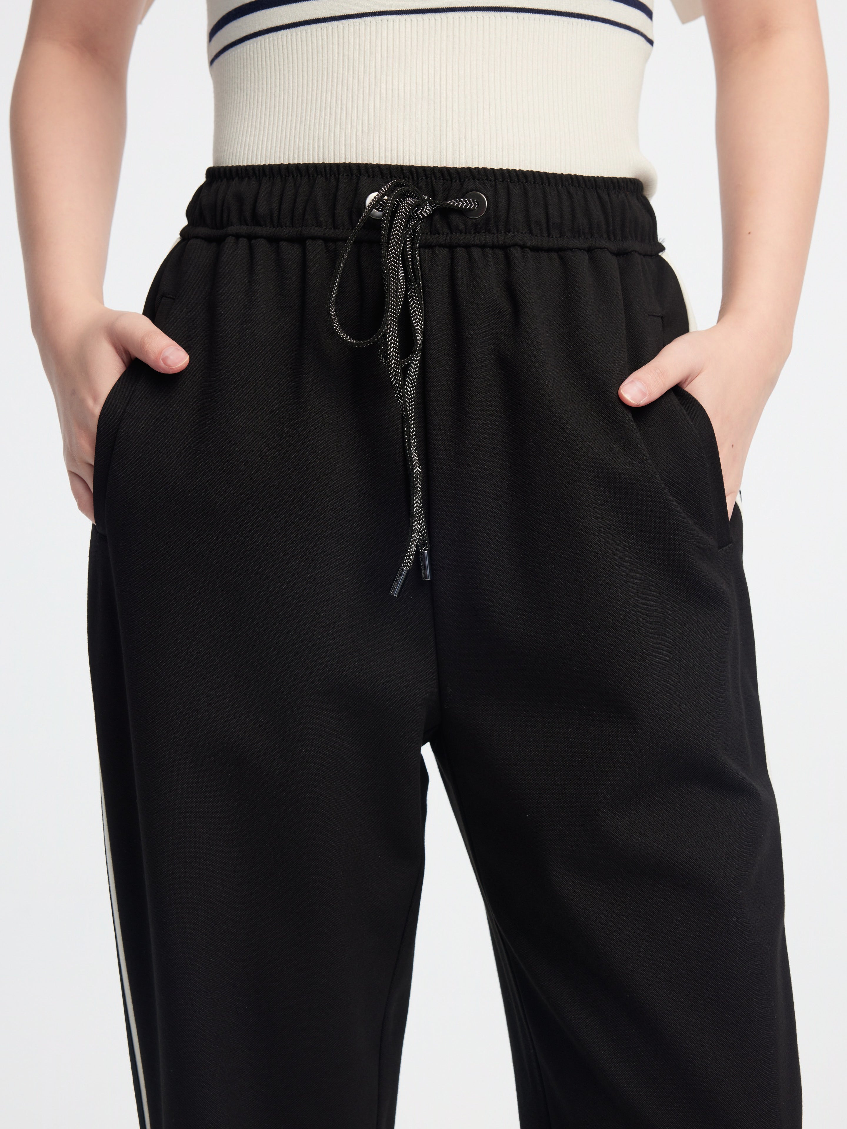 EP YAYING high-waisted tapered pants