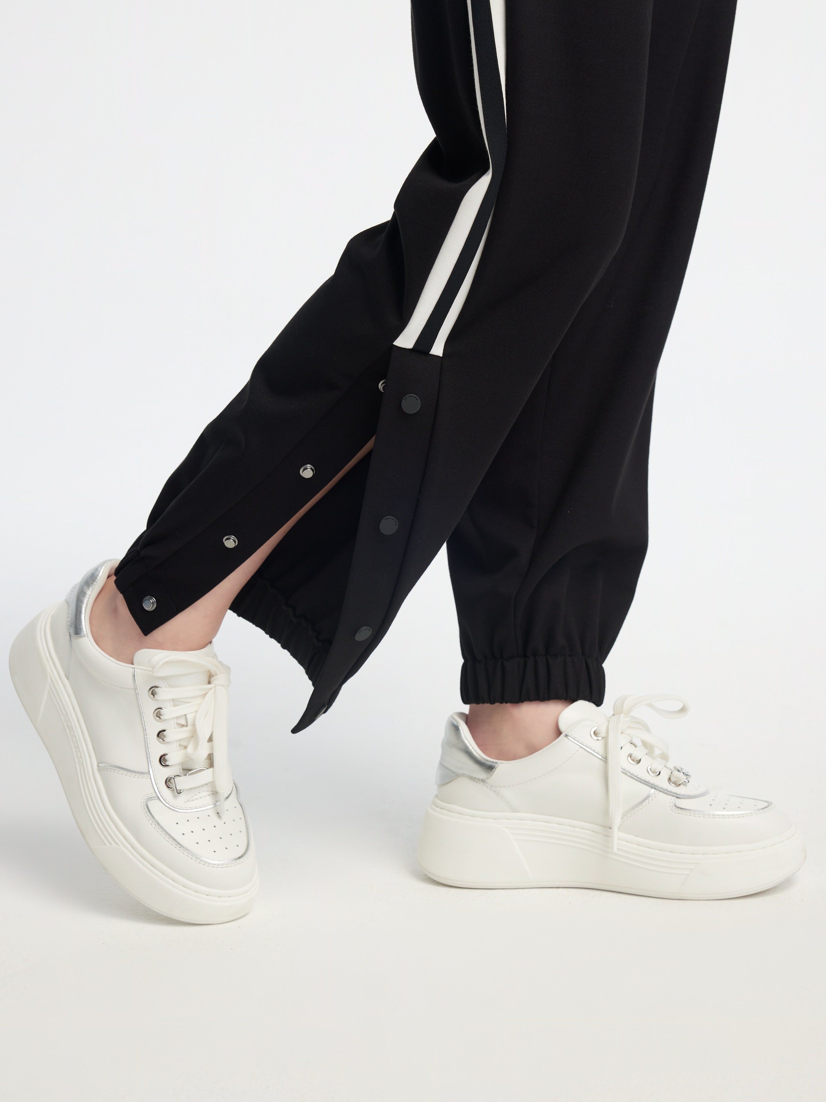 EP YAYING high-waisted tapered pants