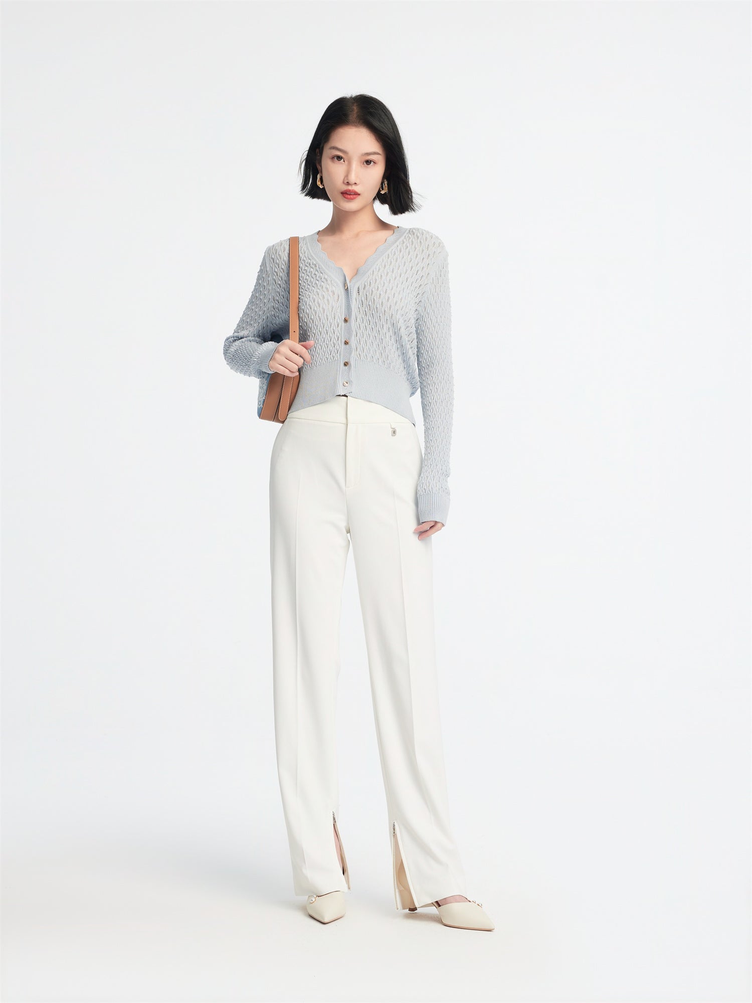 EP YAYING Straight Leg Pants